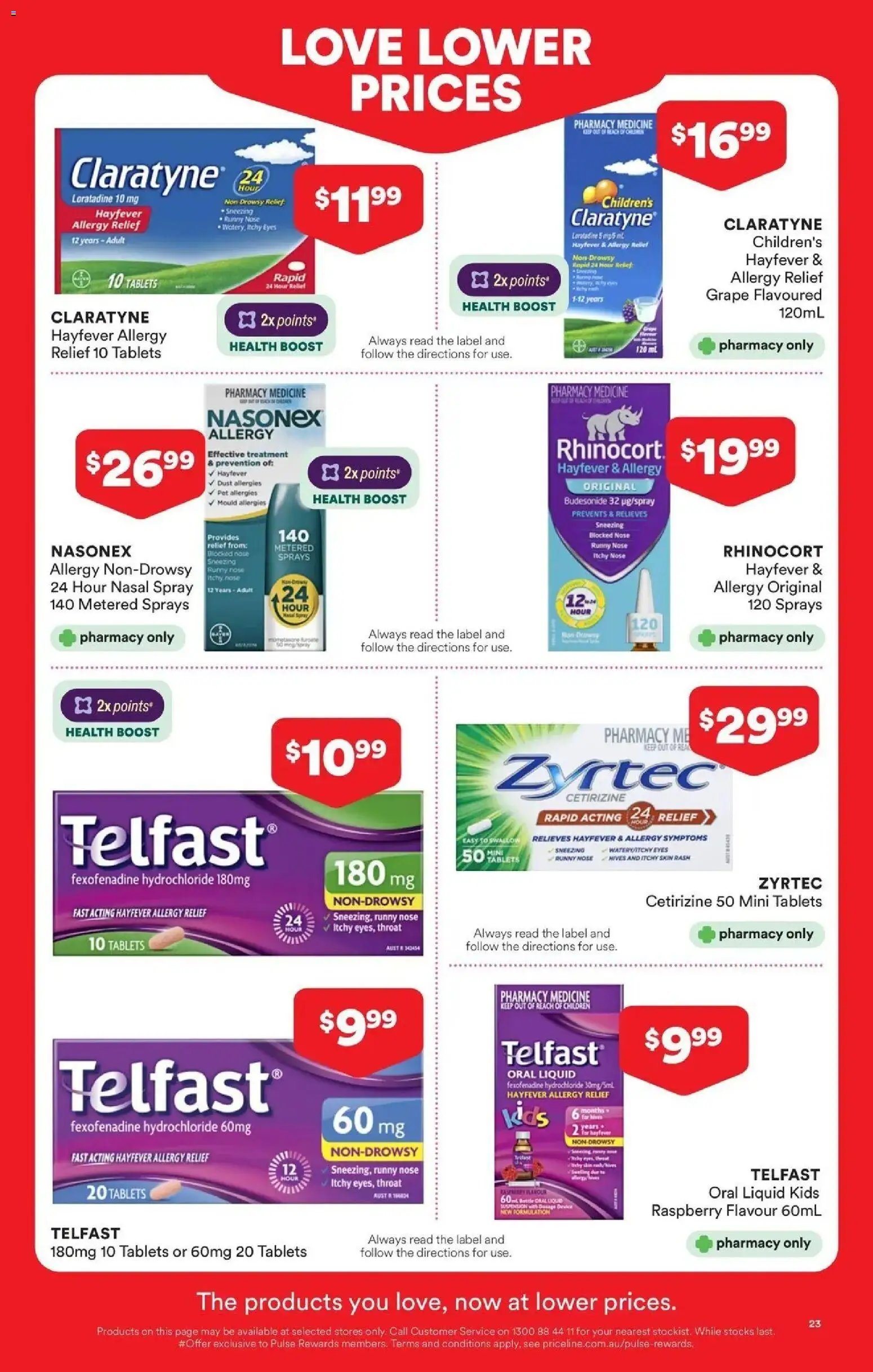 Priceline Pharmacy catalogue