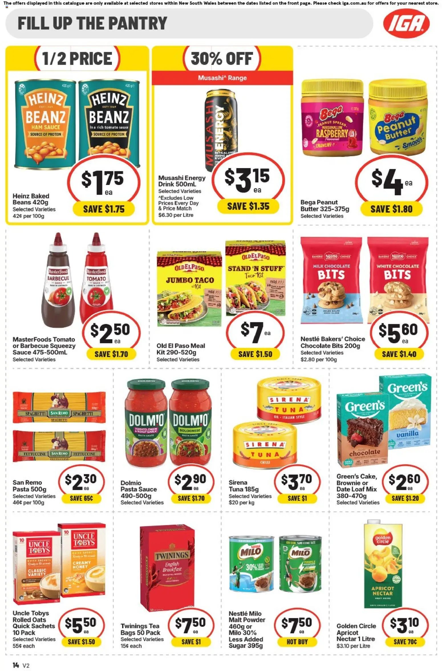 IGA catalogue ACT