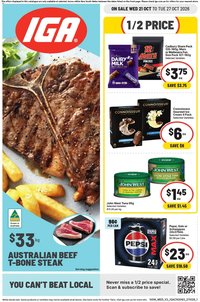IGA catalogue ACT