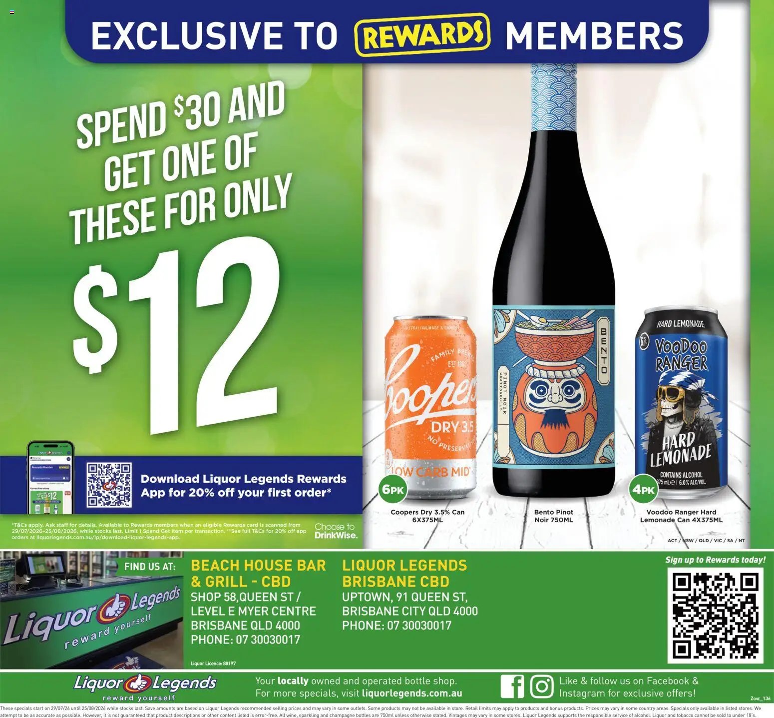 Liquor Legends catalogue Brisbane