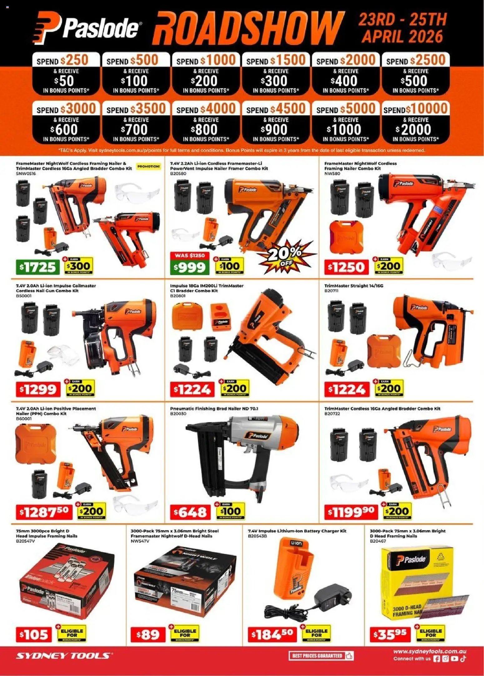 Sydney Tools catalogue (2026-04-23 - 2026-04-25) | 1
