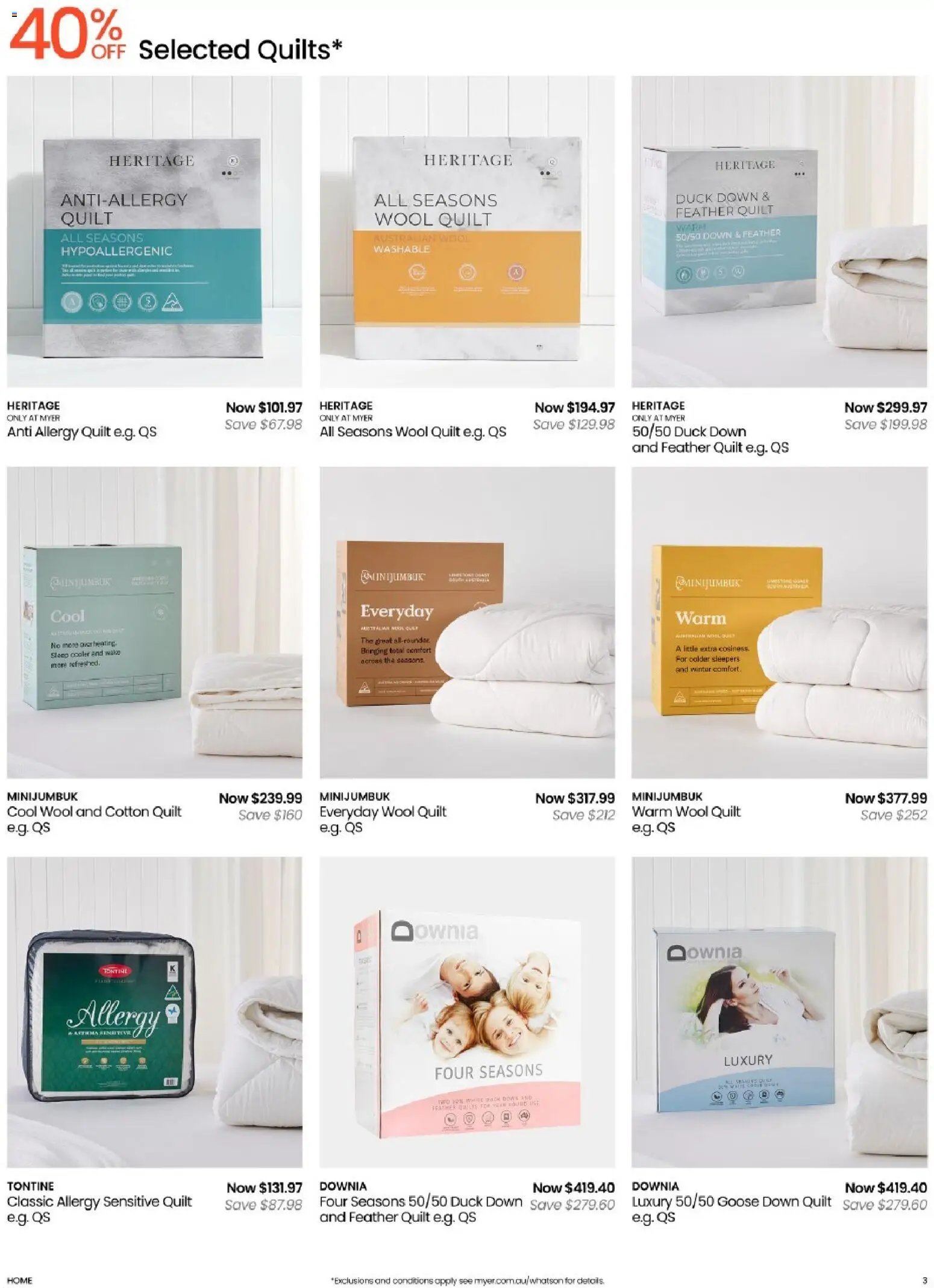 Myer Bed, Bath & Living Home Essentials
