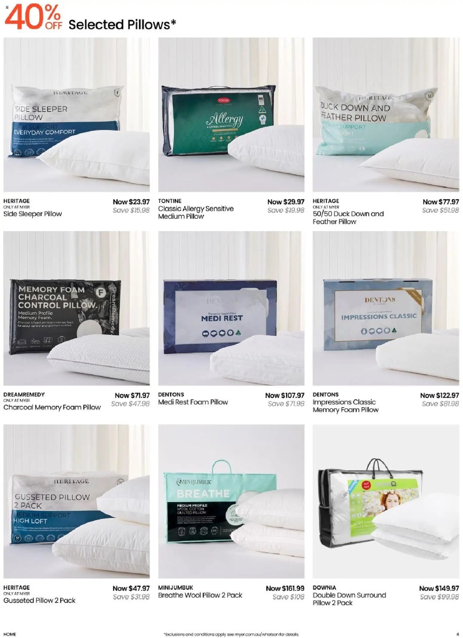 Myer Bed, Bath & Living Home Essentials