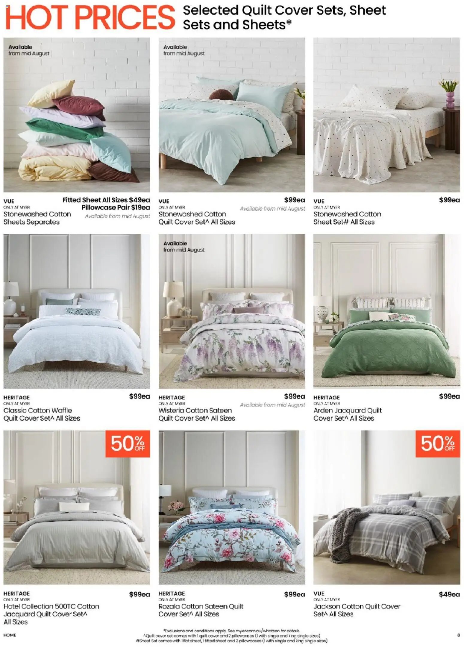 Myer Bed, Bath & Living Home Essentials