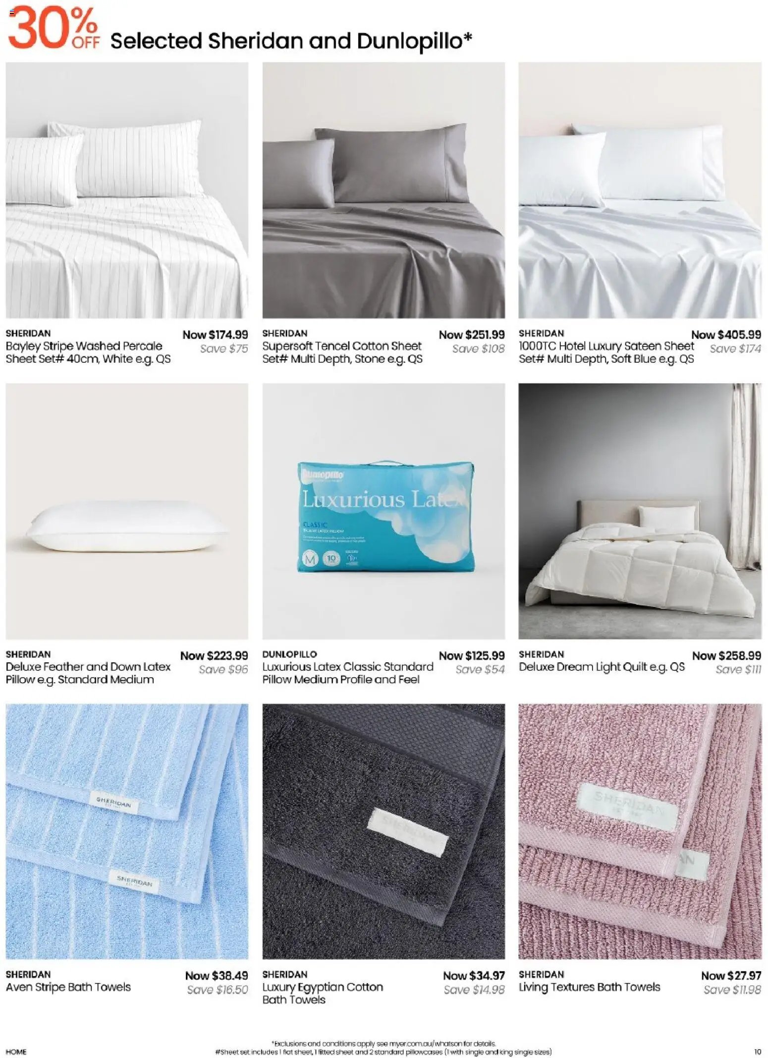Myer Bed, Bath & Living Home Essentials
