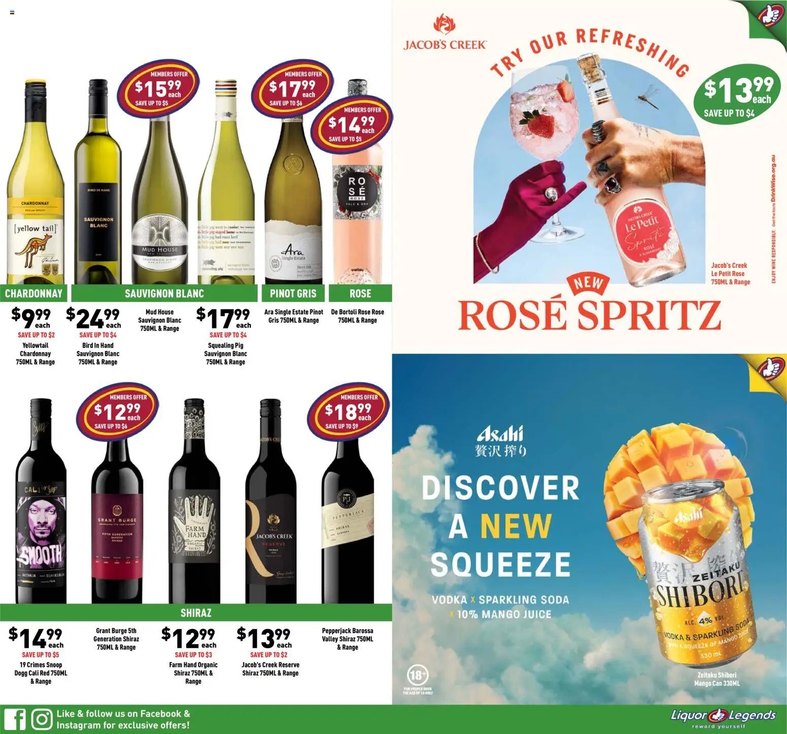 Liquor Legends catalogue Calamvale