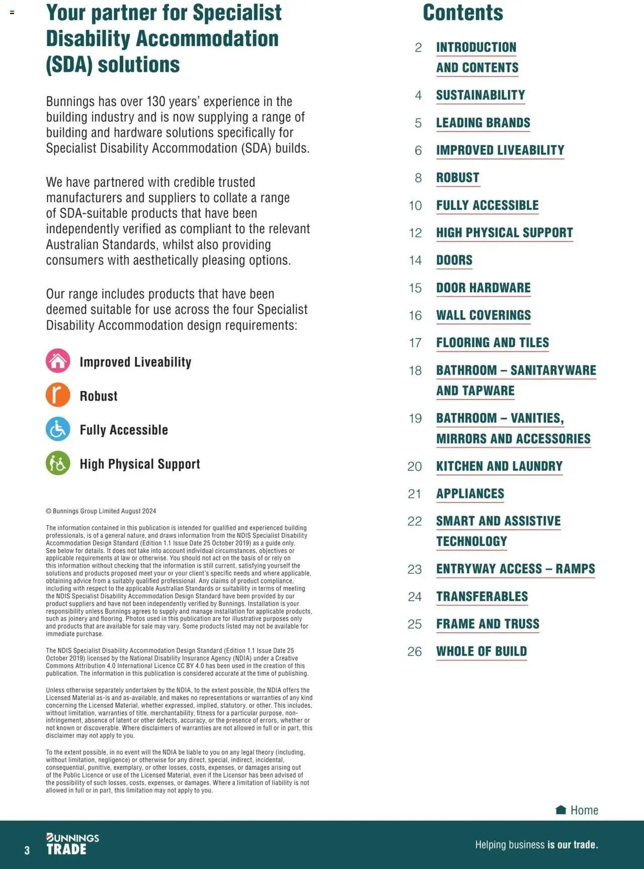 Bunnings Warehouse Assisted Living Brochure (2024-10-28 - 2026-10-28) | 3