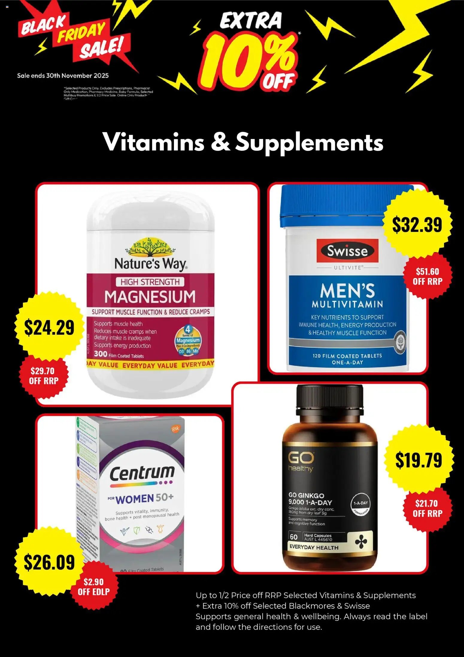 Chemist Warehouse Black Friday  (2025-11-27 - 2025-11-30) | 2