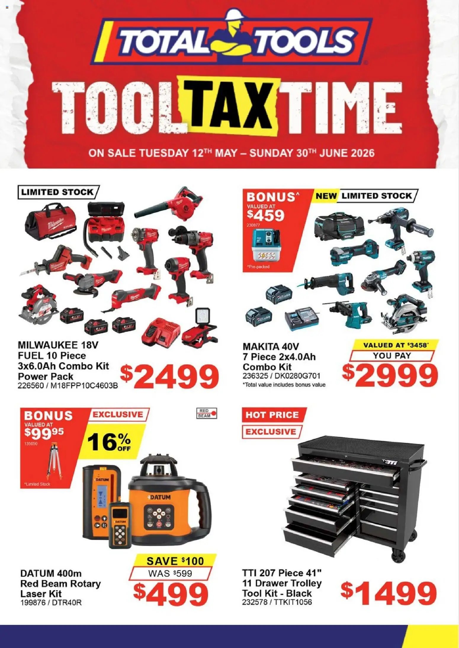 Total Tools catalogue (2026-05-12 - 2026-06-30) | 1