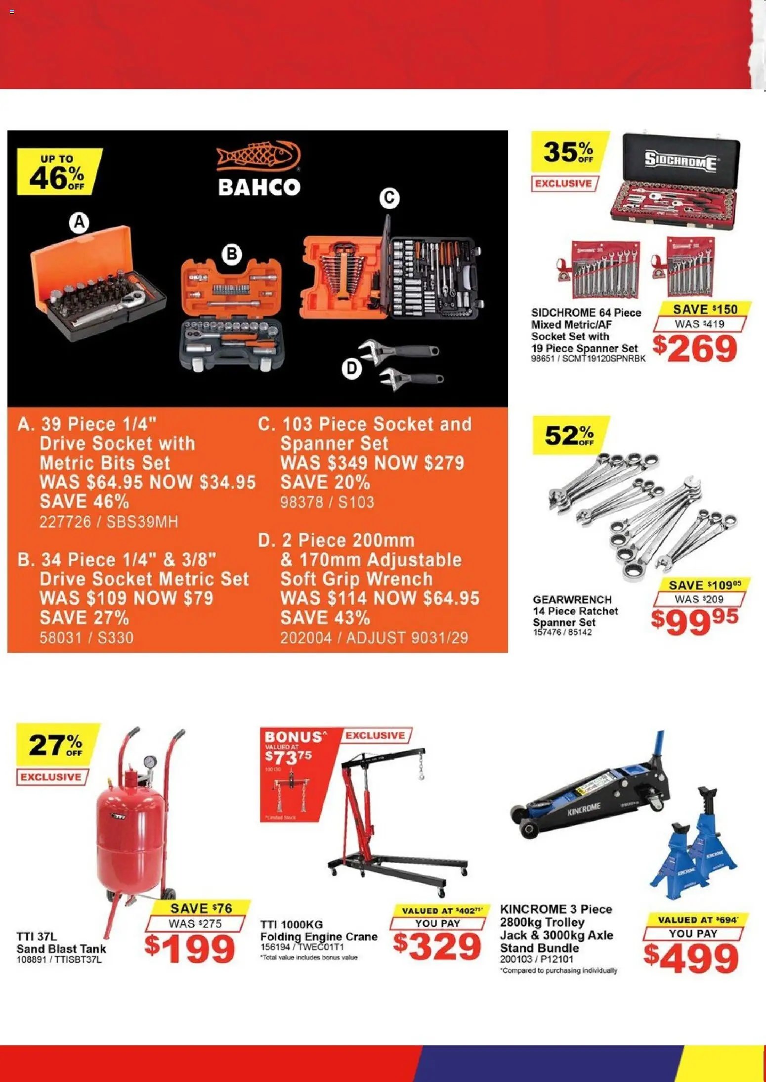 Total Tools catalogue (2026-05-12 - 2026-06-30) | 14