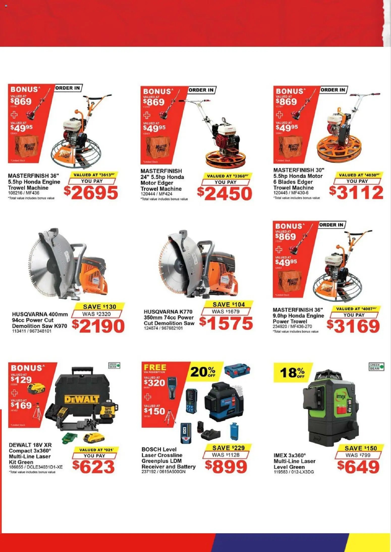 Total Tools catalogue (2026-05-12 - 2026-06-30) | 17