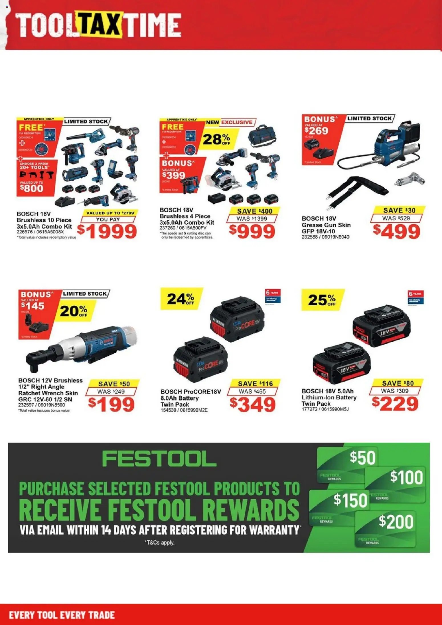 Total Tools catalogue (2026-05-12 - 2026-06-30) | 8