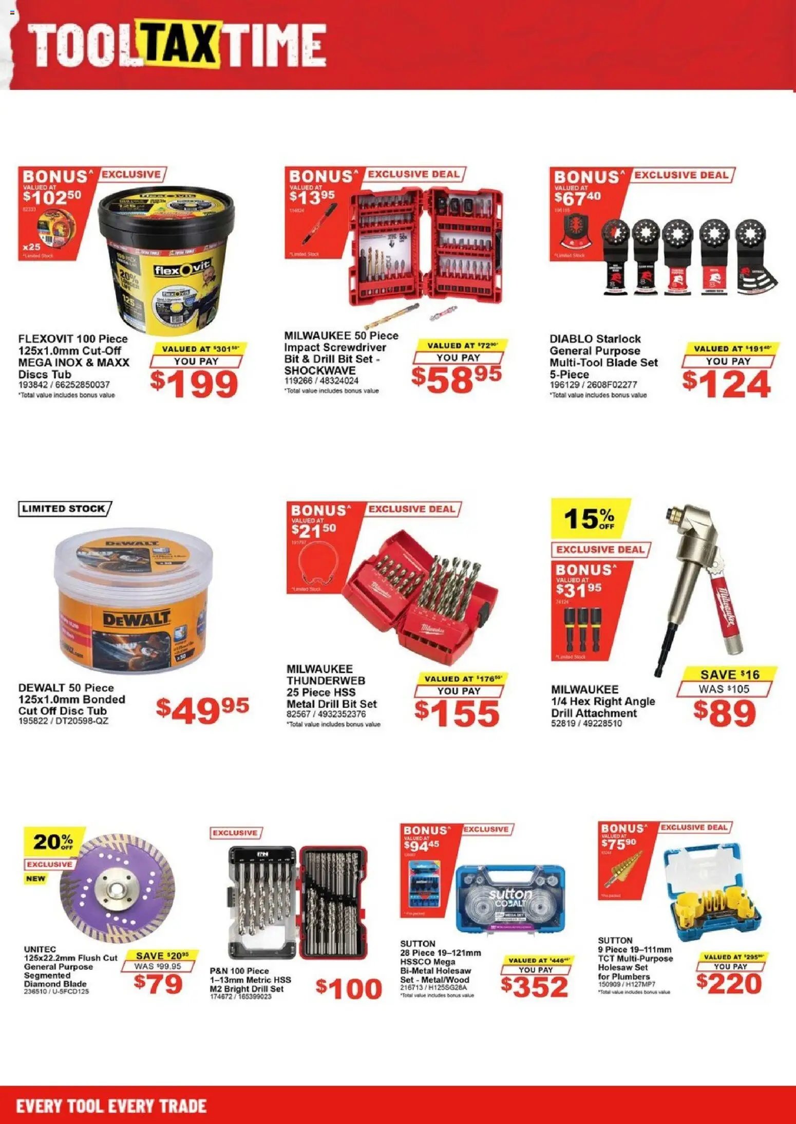 Total Tools catalogue (2026-05-12 - 2026-06-30) | 10