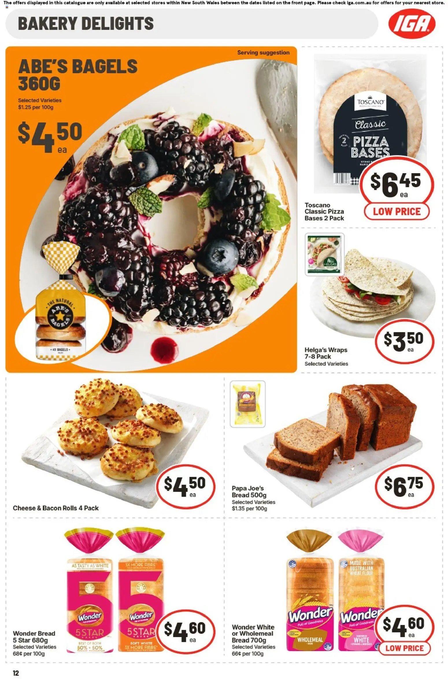 IGA catalogue NSW
