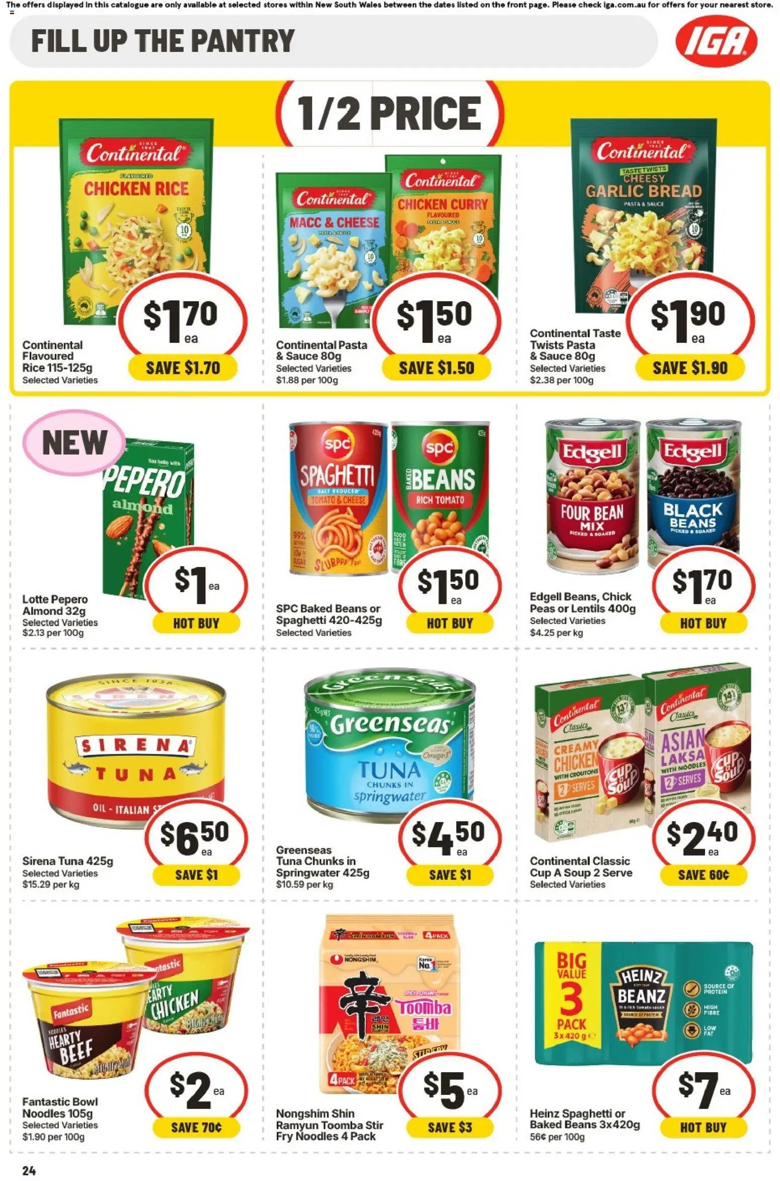 IGA catalogue NSW