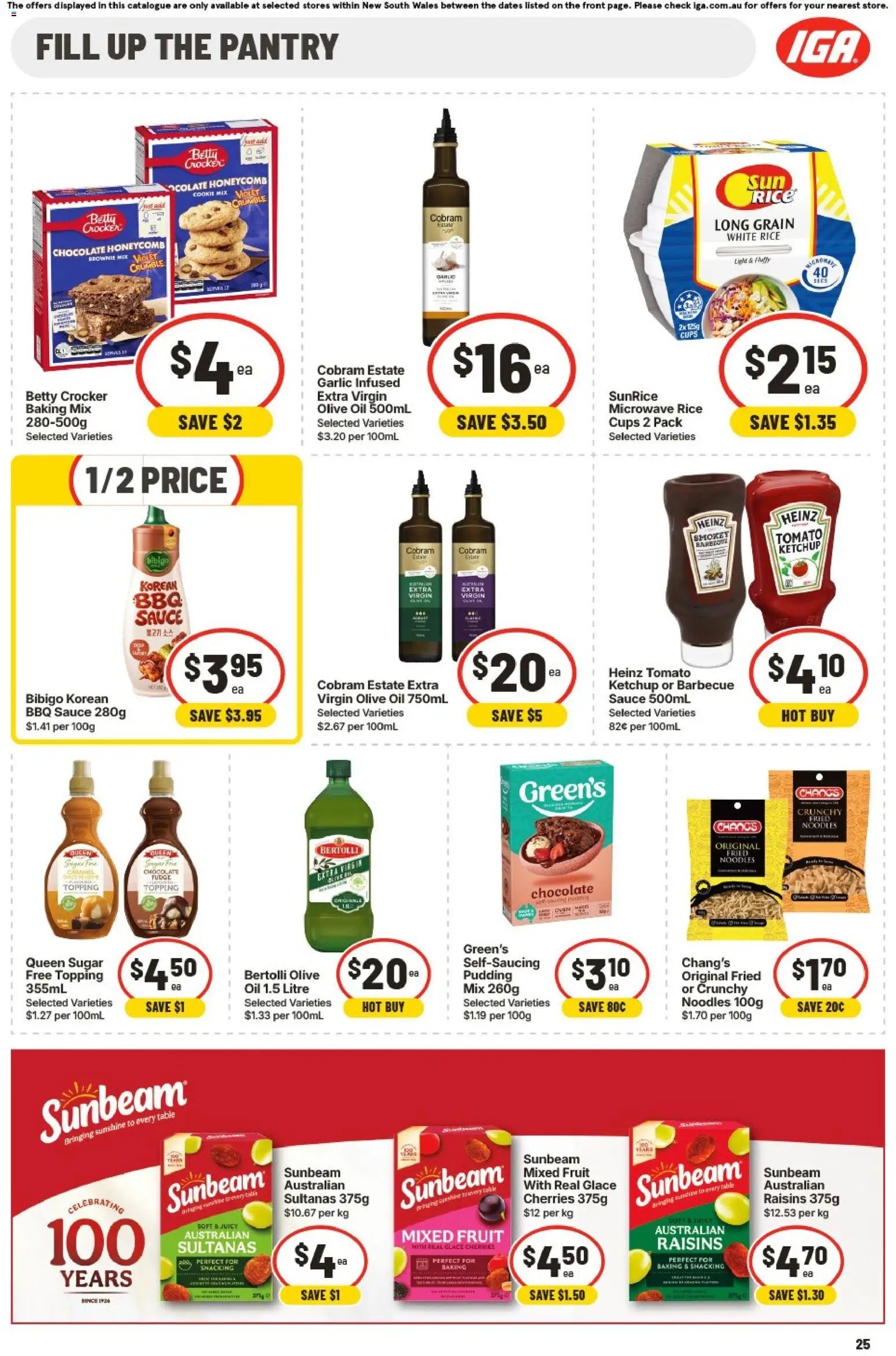 IGA catalogue NSW