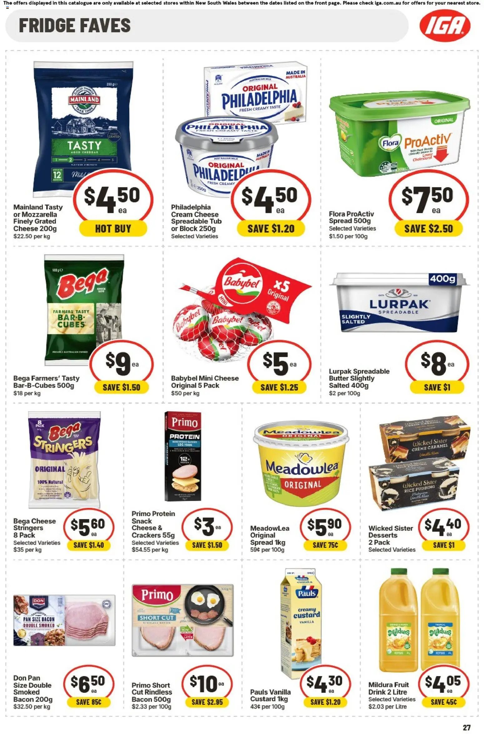IGA catalogue NSW