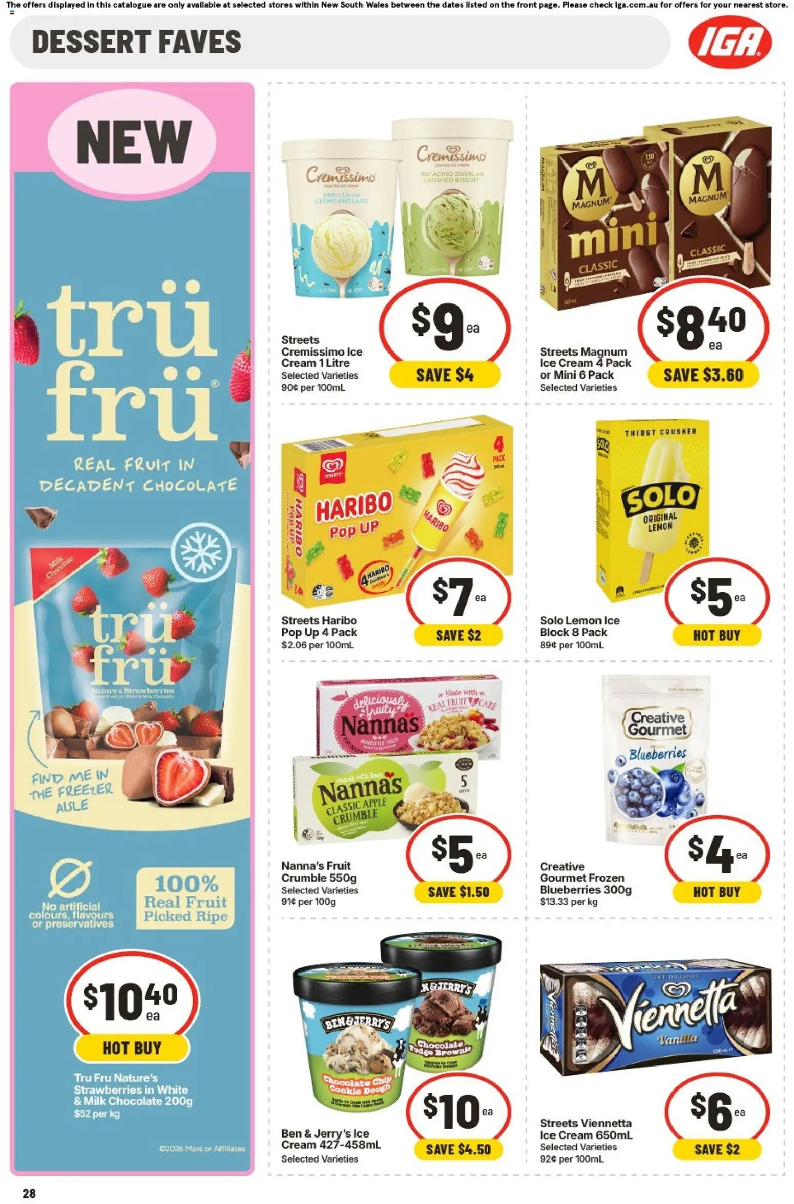 IGA catalogue NSW