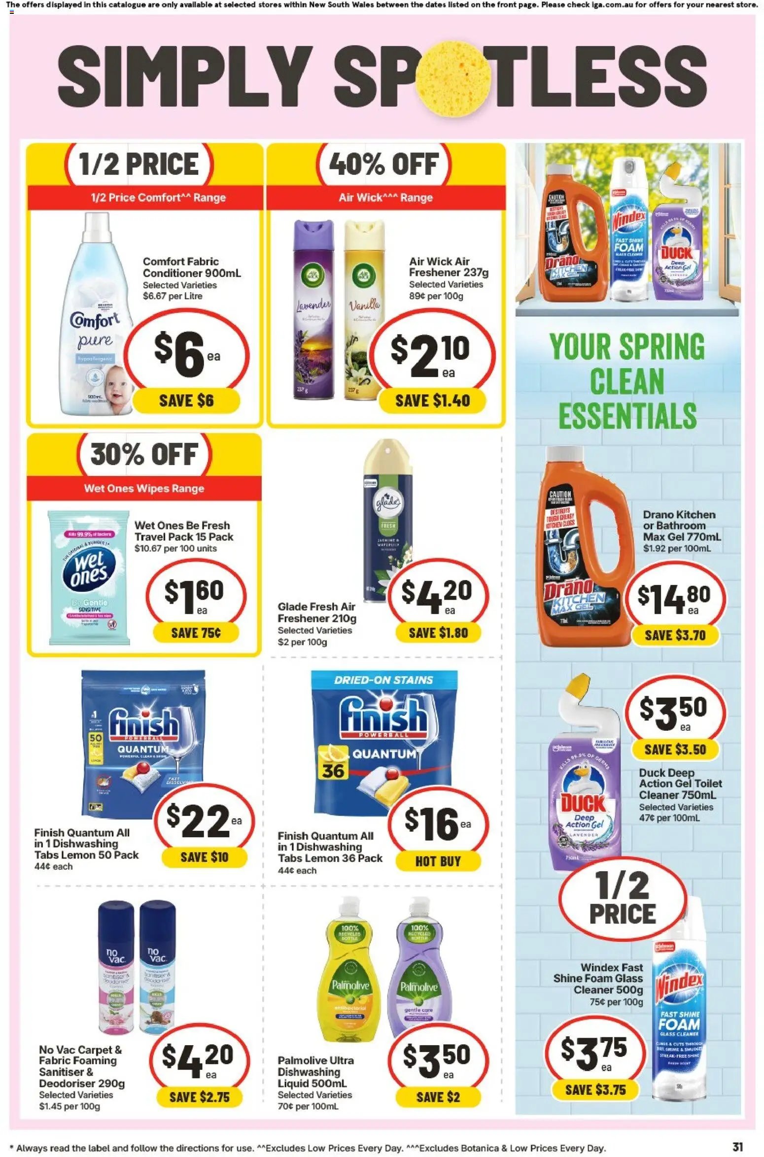 IGA catalogue NSW