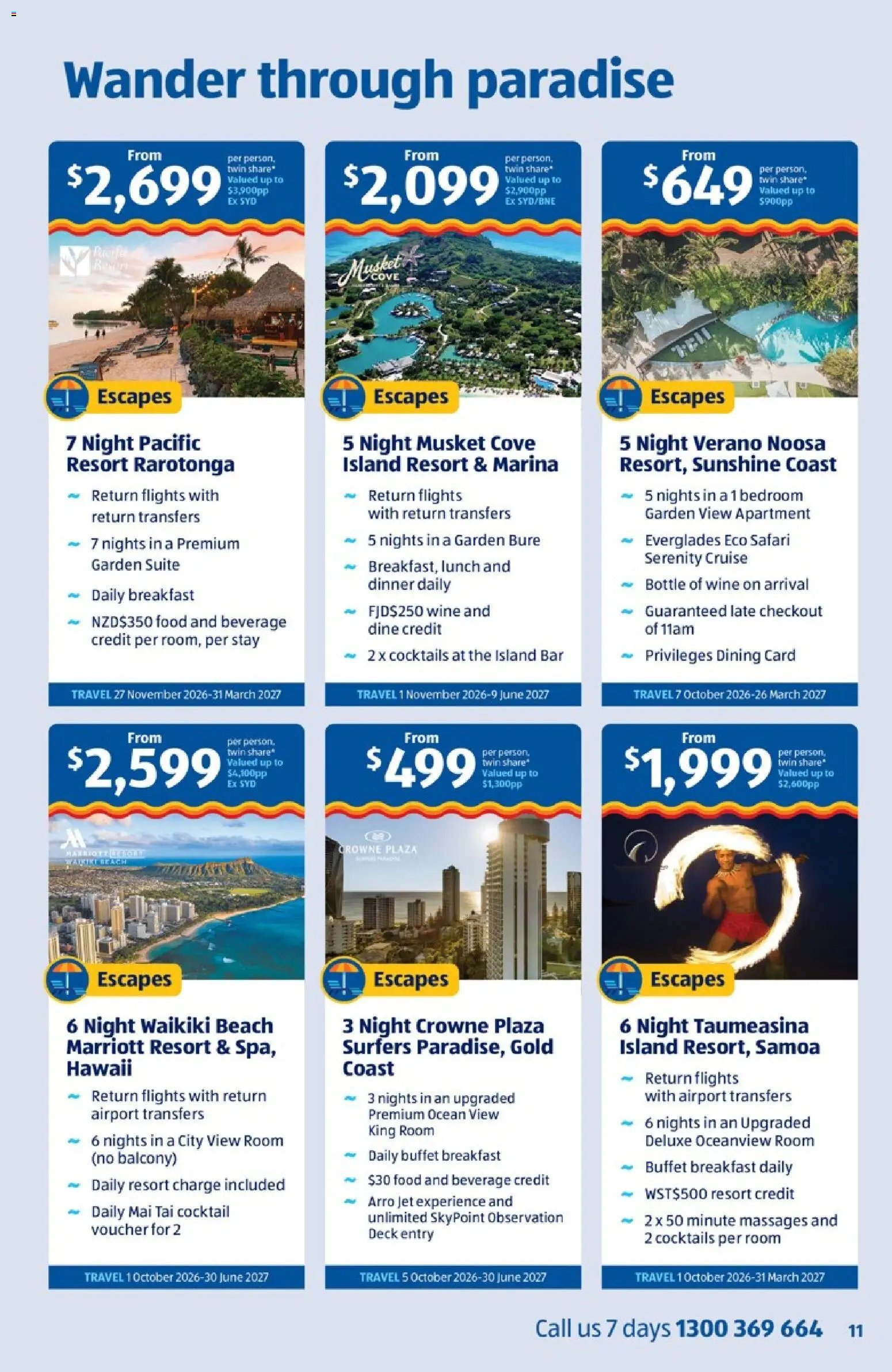 Aldi catalogue October Holidays
