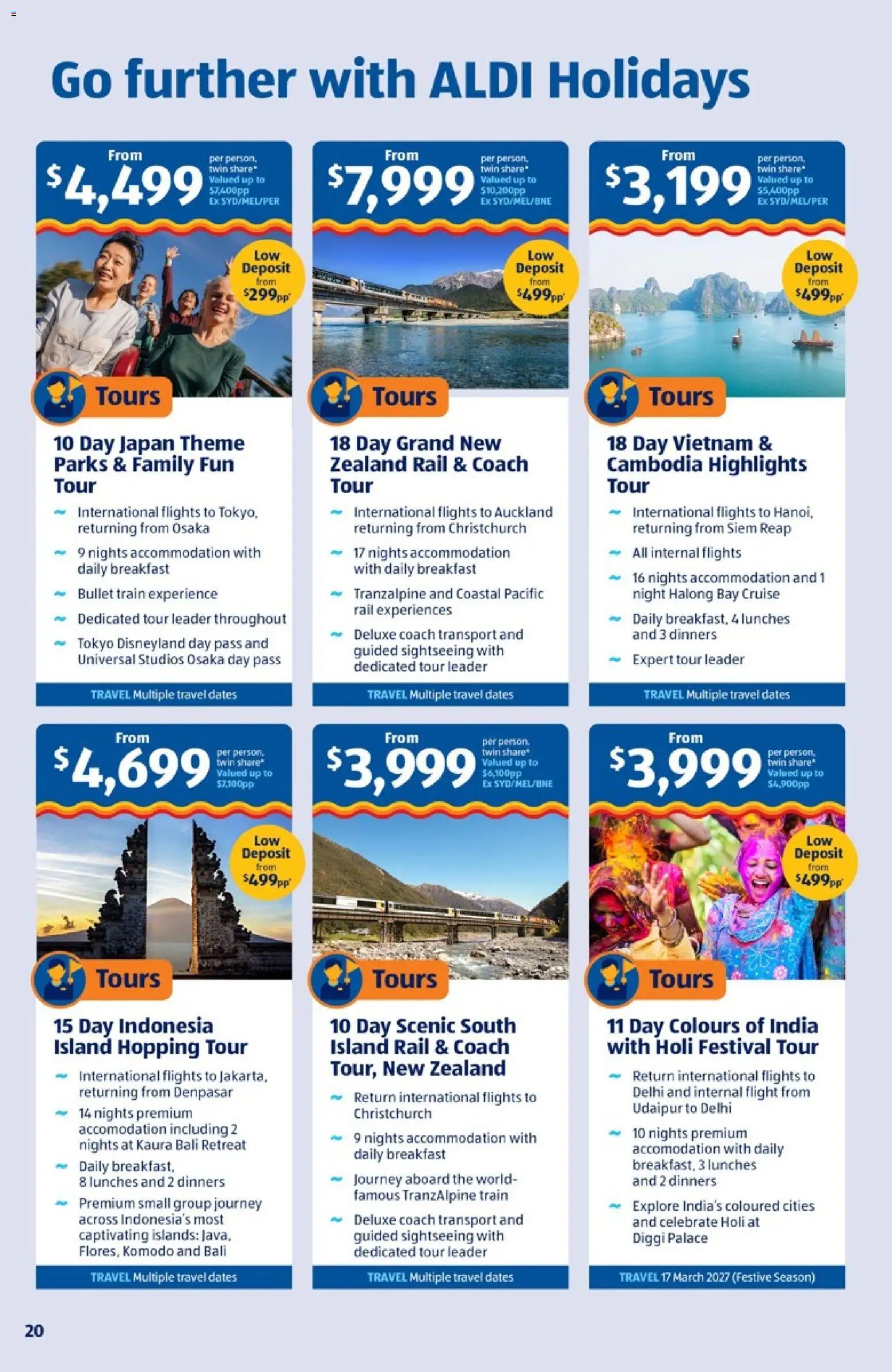 Aldi catalogue October Holidays