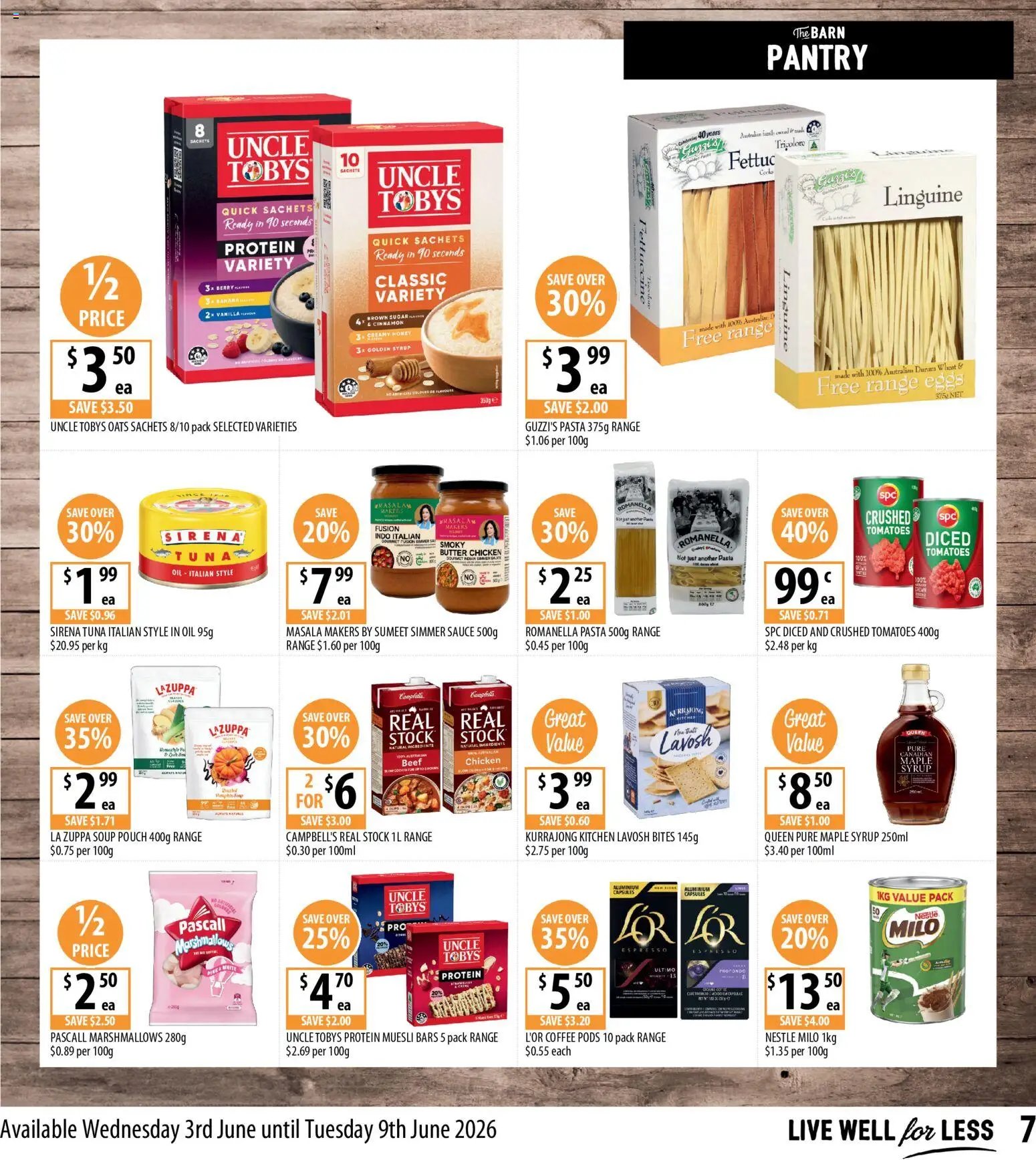 Supabarn catalogue