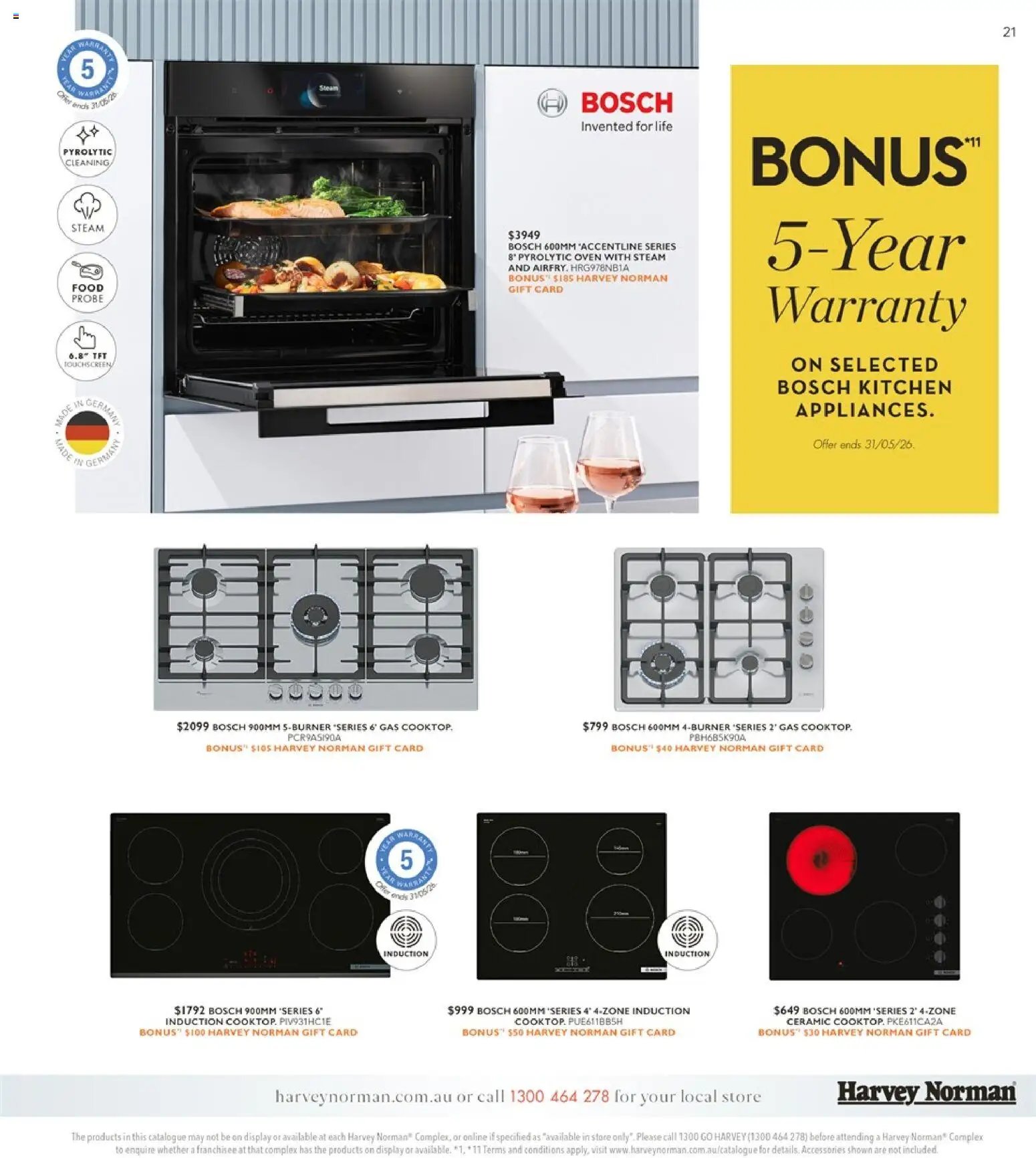Harvey Norman catalogue Cooking (2026-04-29 - 2026-05-24) | 21