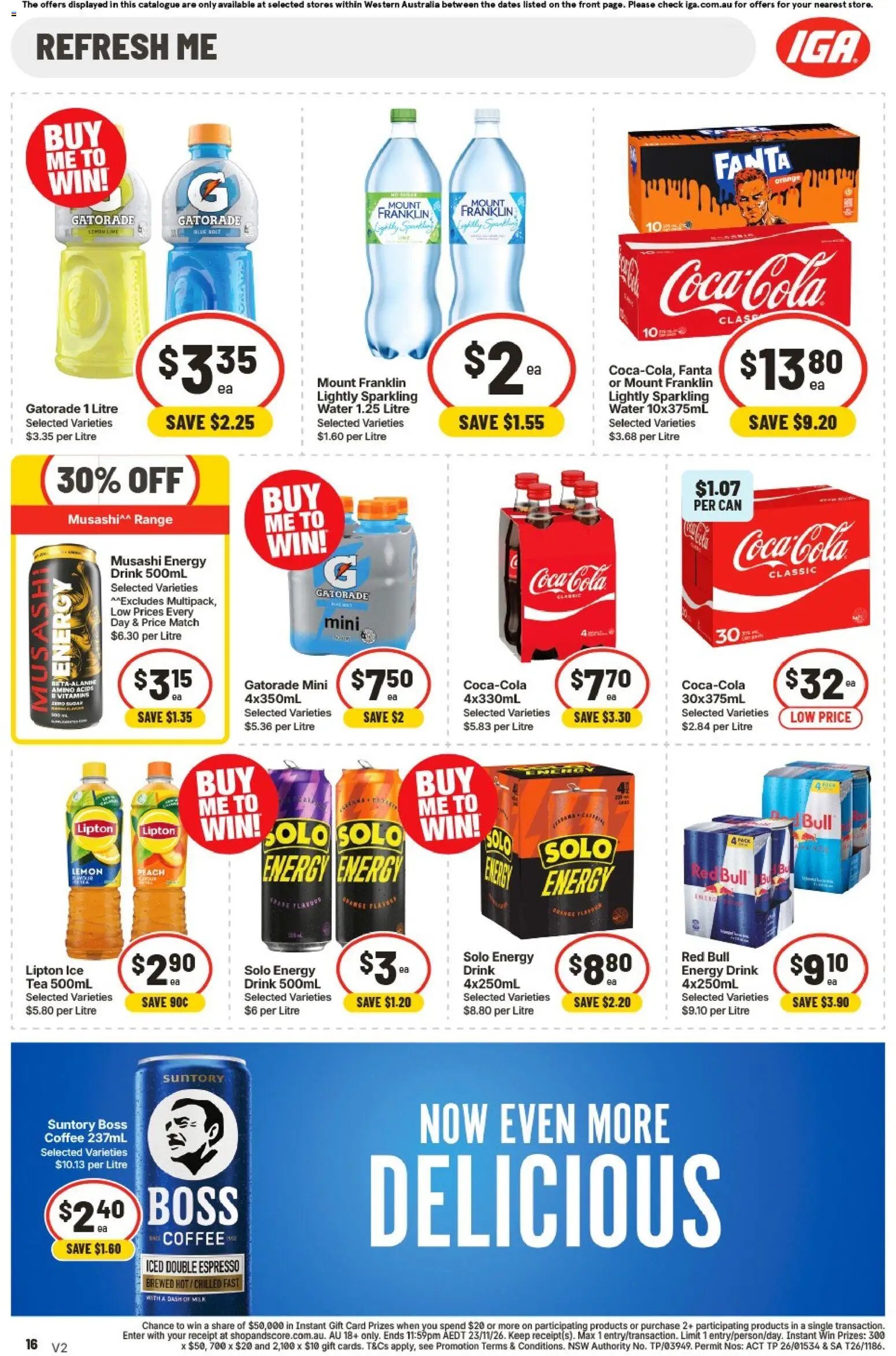 Iga Extra Specials WA