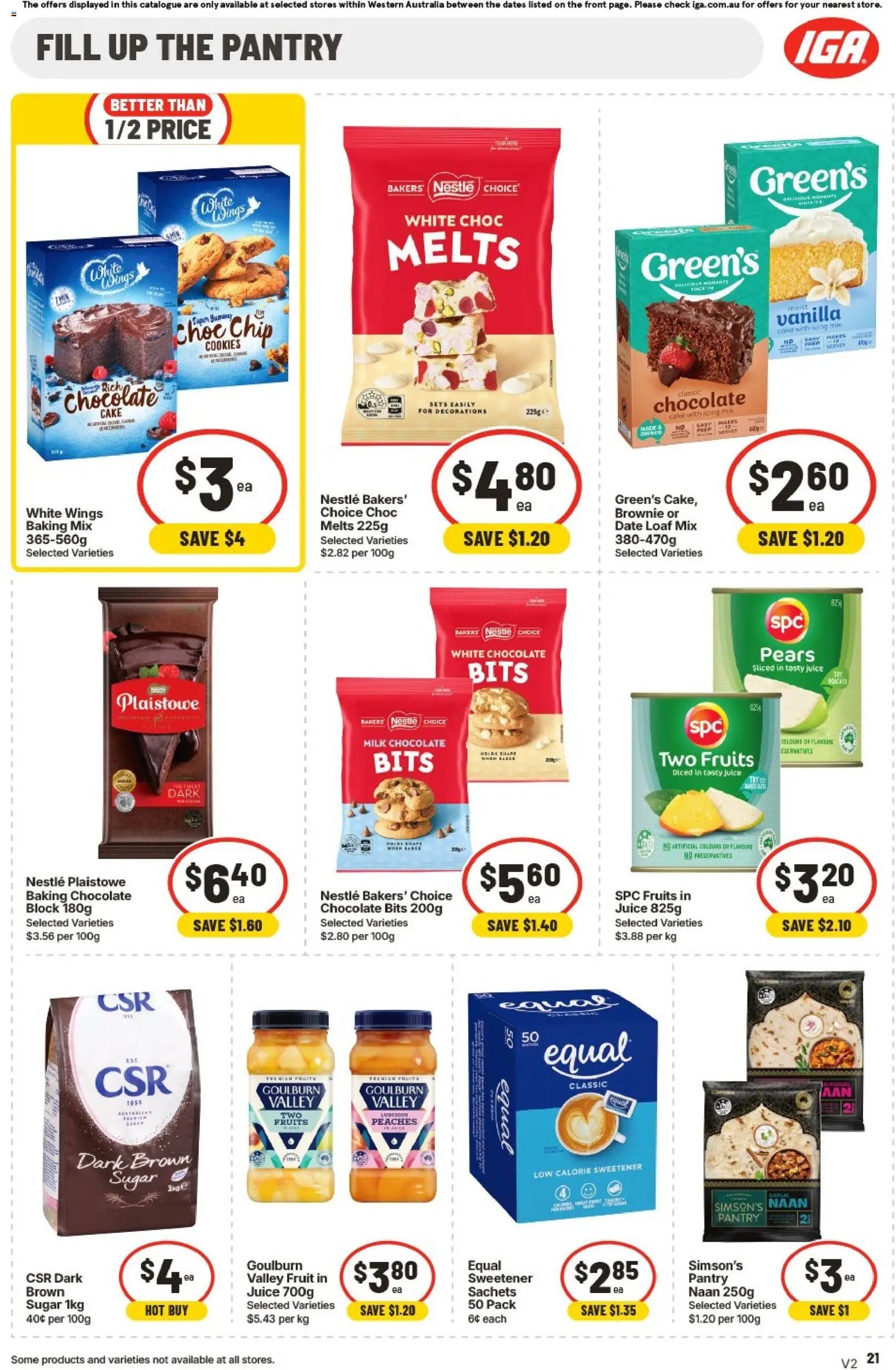 Iga Extra Specials WA