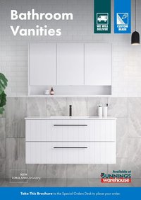 Bunnings Warehouse Bathroom Vanities (2025-07-21 - 2026-07-27)