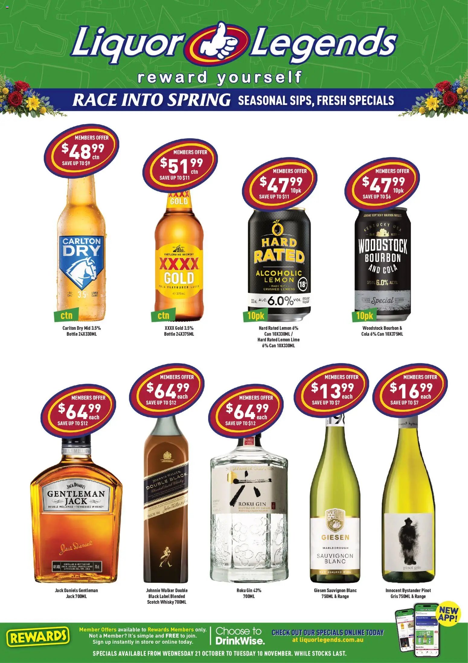 Liquor Legends catalogue Deception Bay