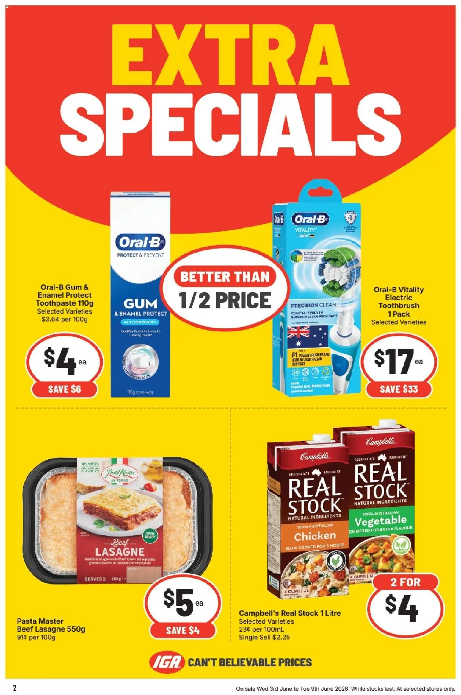 IGA Extra specials QLD