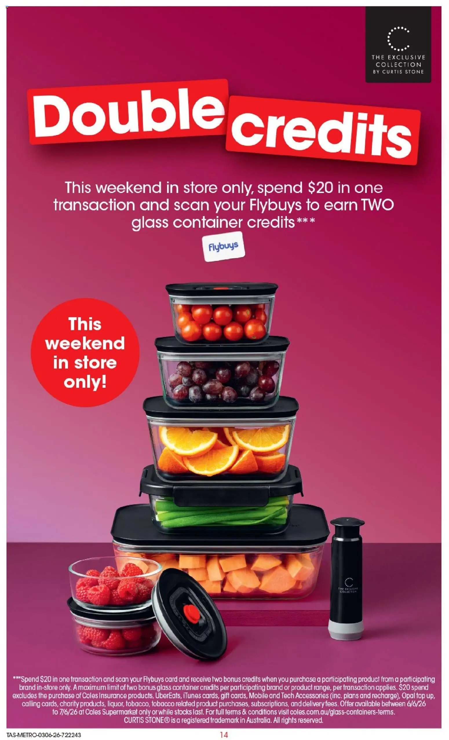 Coles catalogue TAS