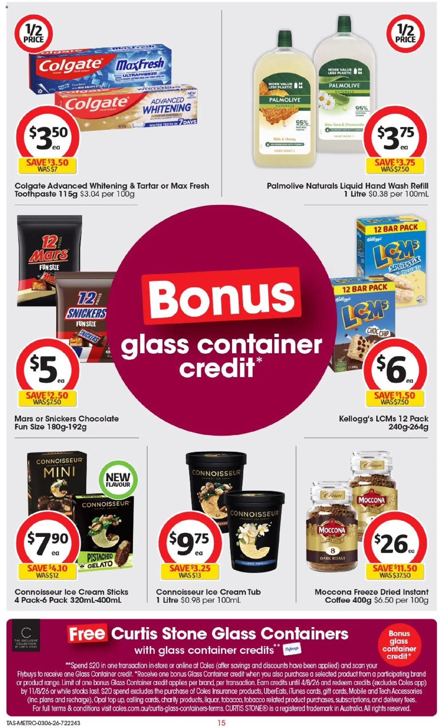 Coles catalogue TAS
