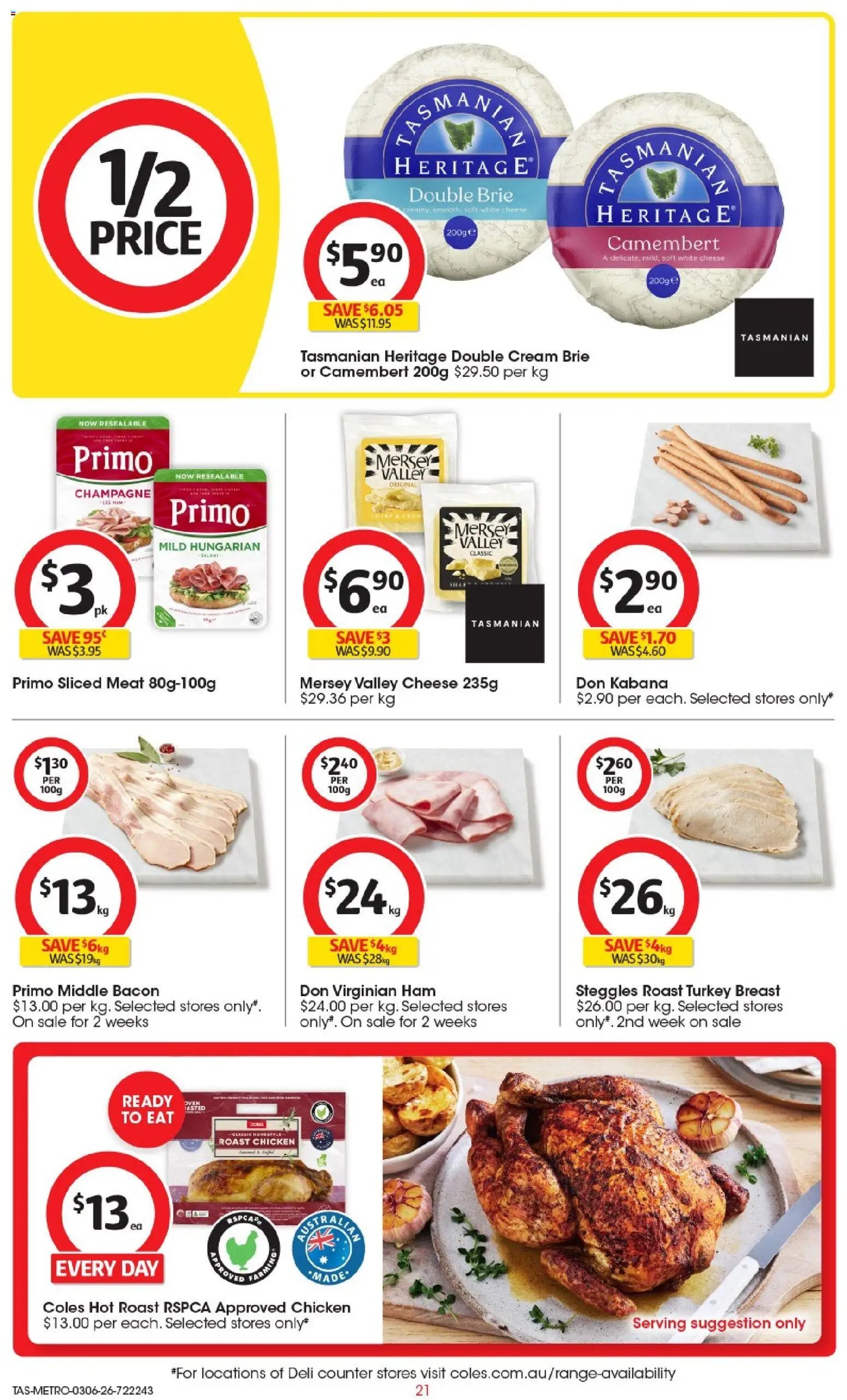 Coles catalogue TAS
