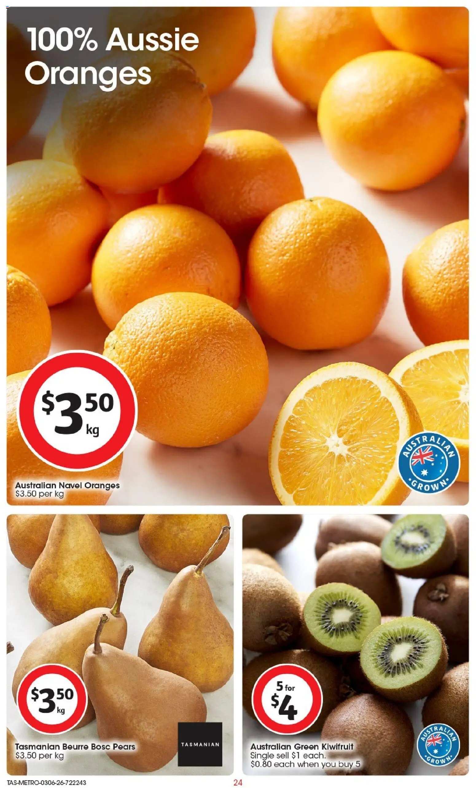 Coles catalogue TAS