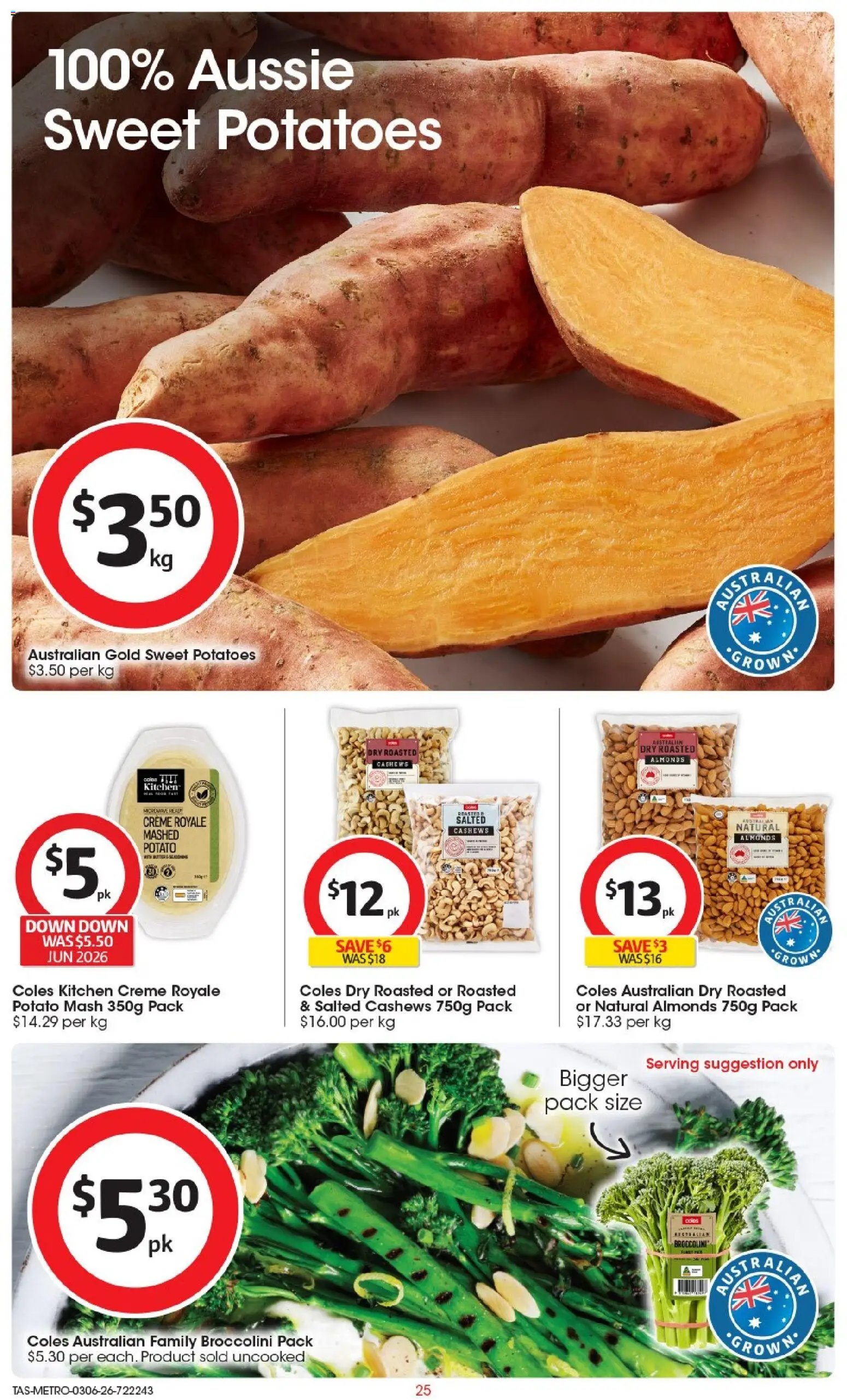 Coles catalogue TAS