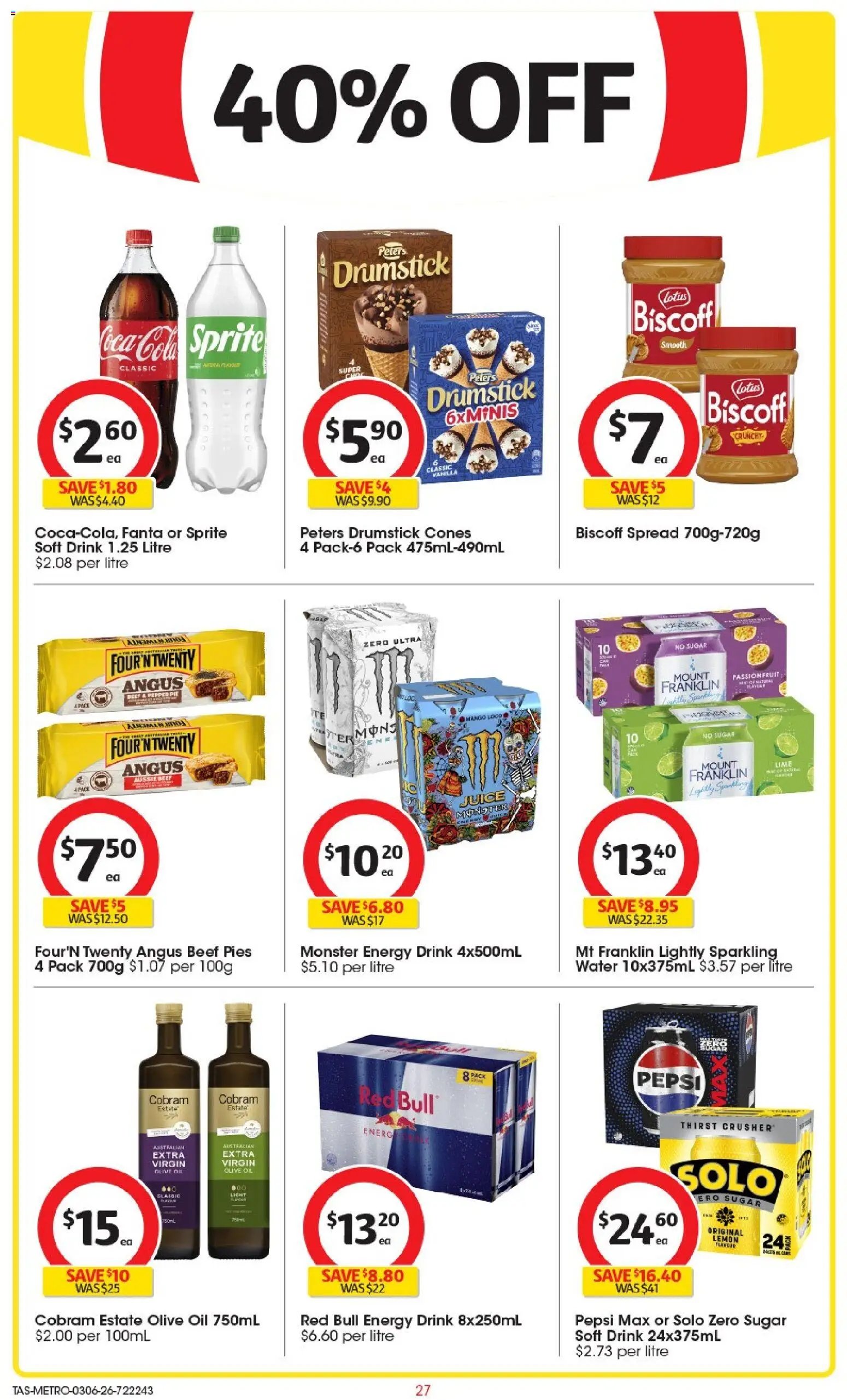 Coles catalogue TAS