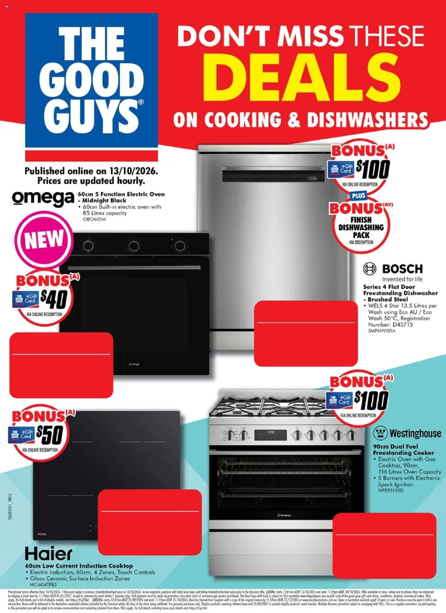 The Good Guys  Deals on cooking dishwashers