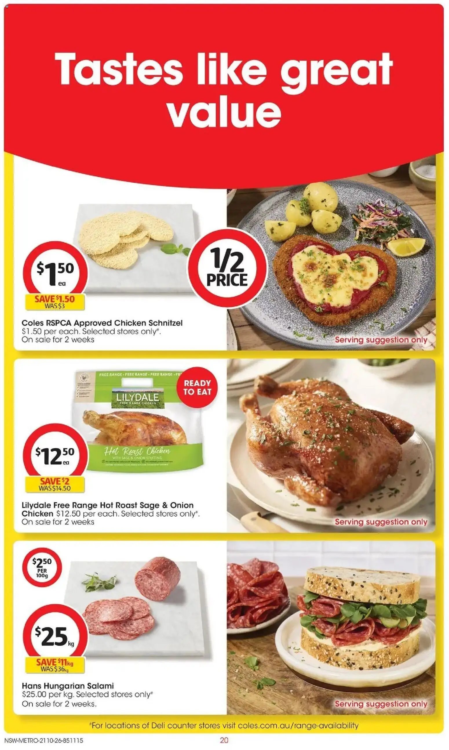 Coles catalogue