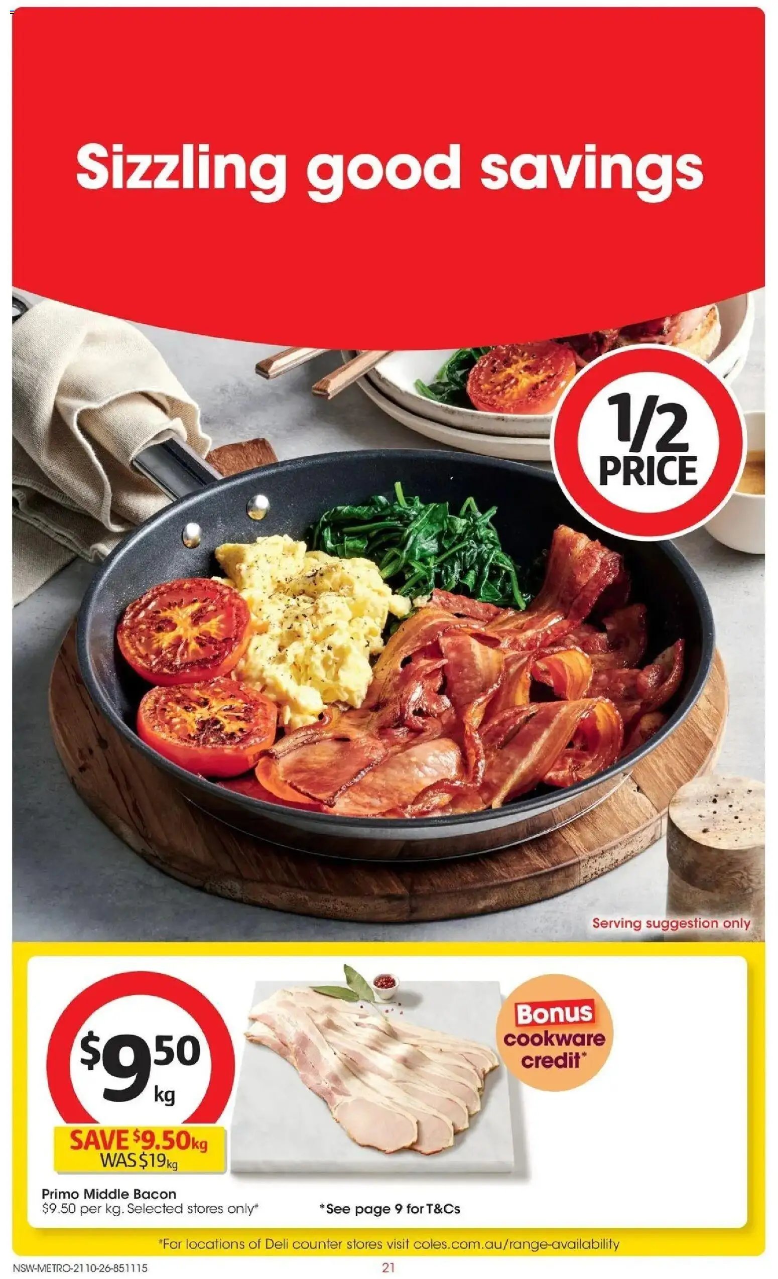 Coles catalogue