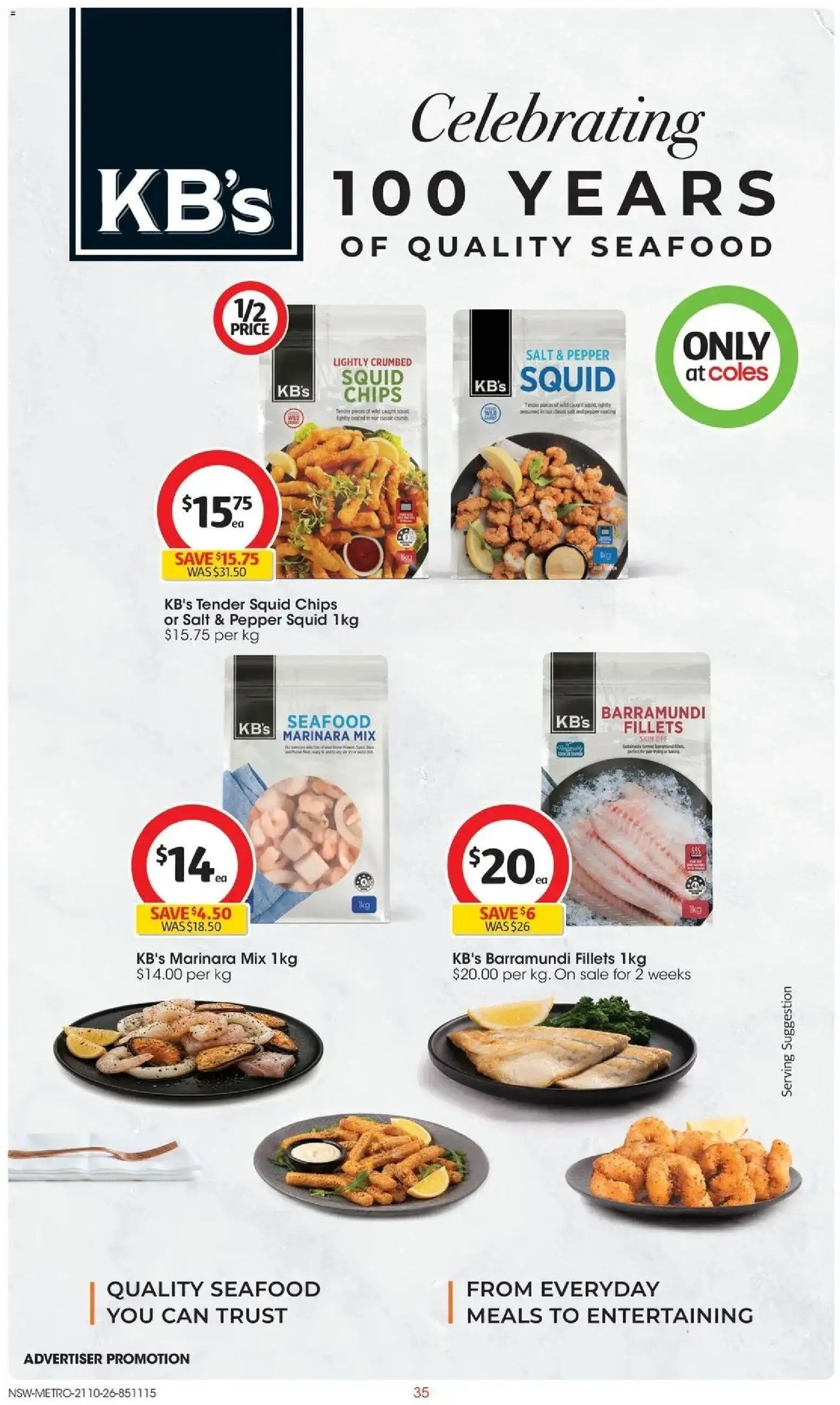 Coles catalogue