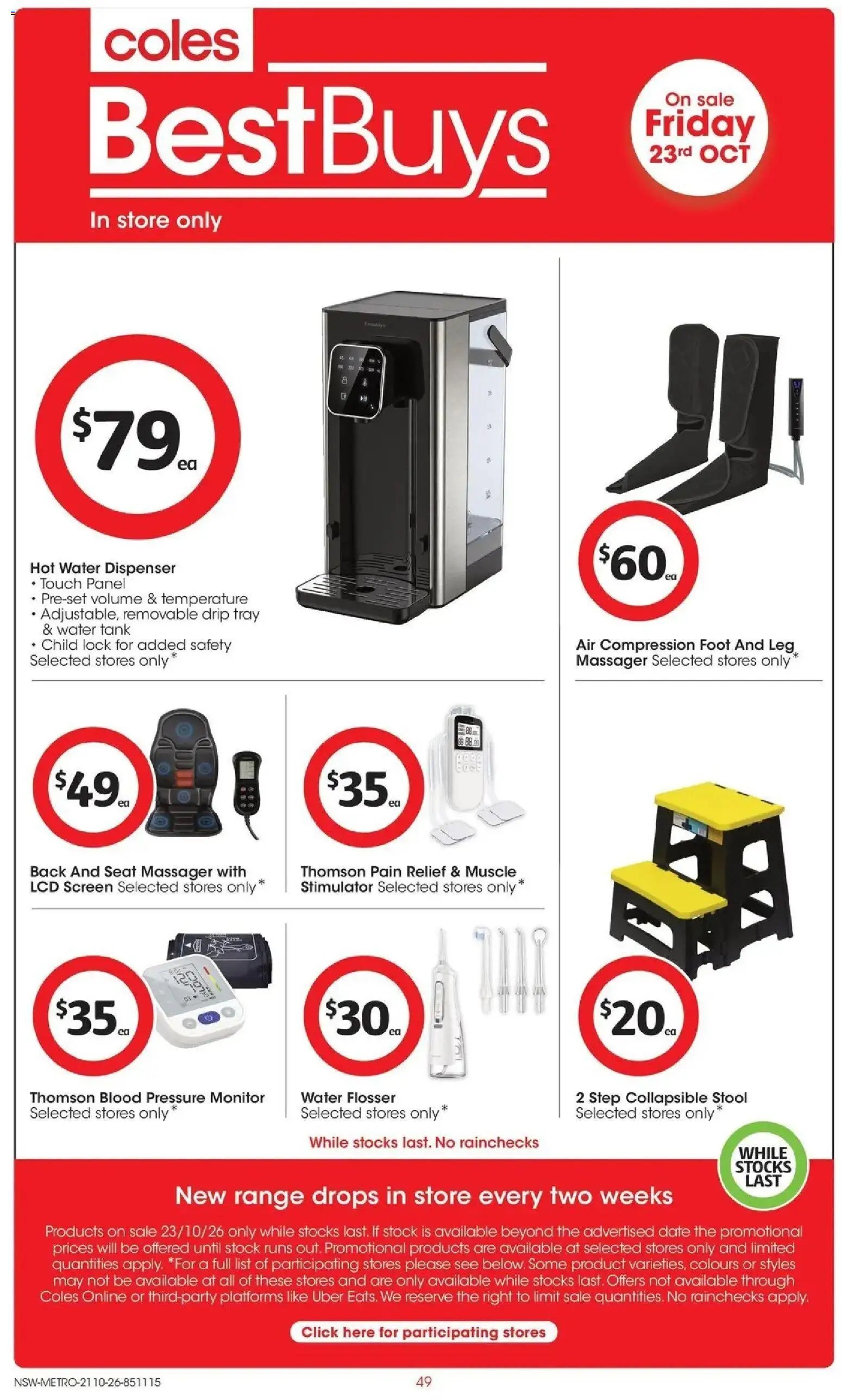 Coles catalogue