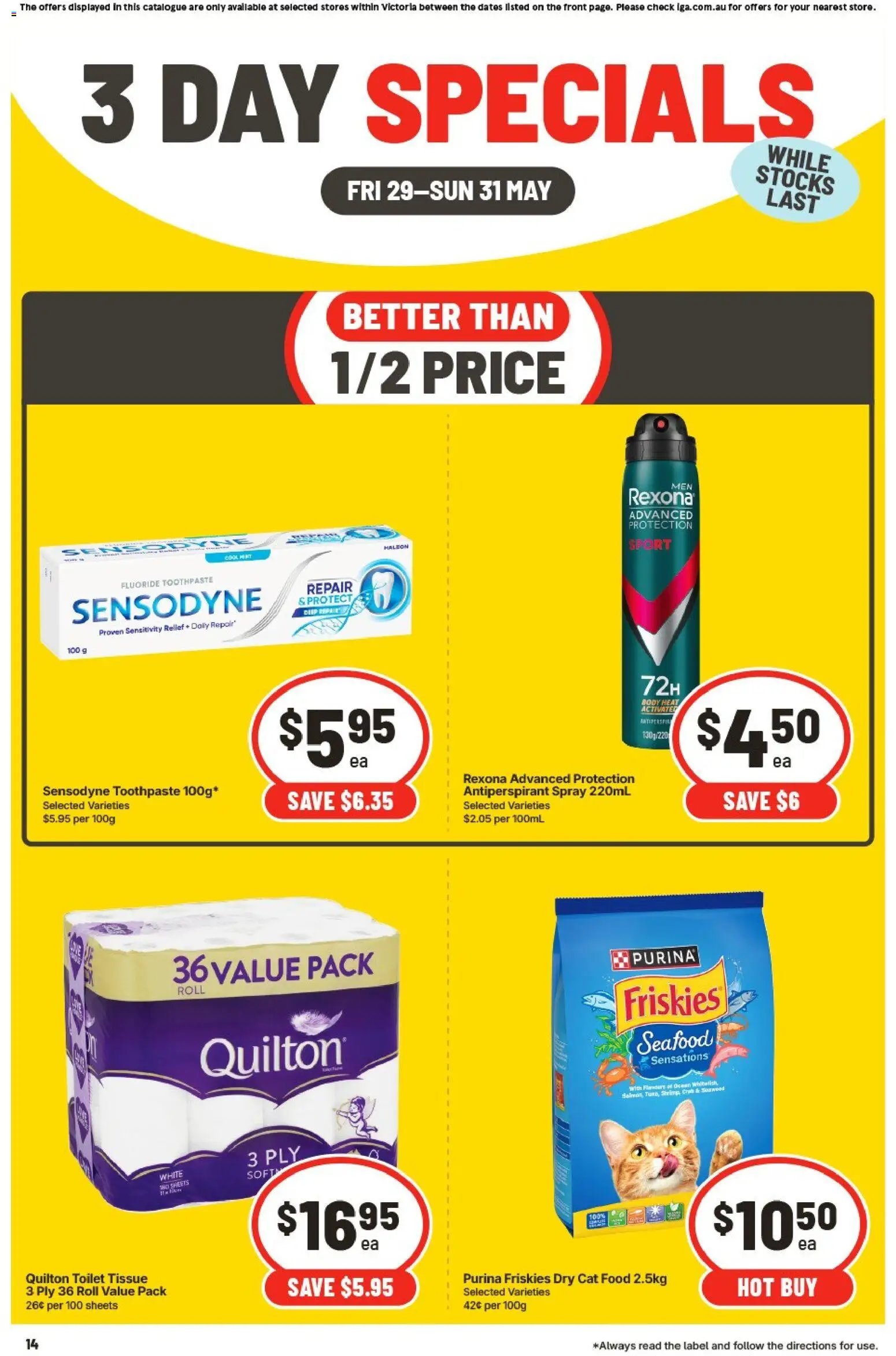 IGA catalogue 3 day special VIC (2026-05-29 - 2026-05-31) | 3