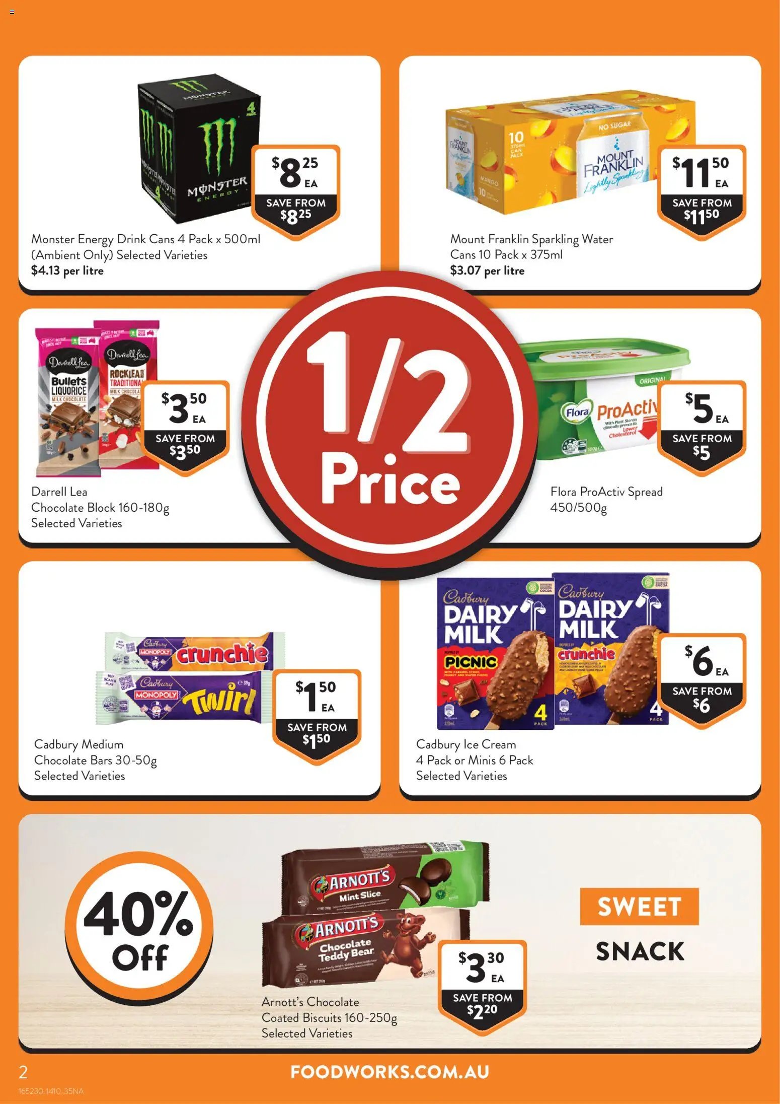Foodworks catalogue