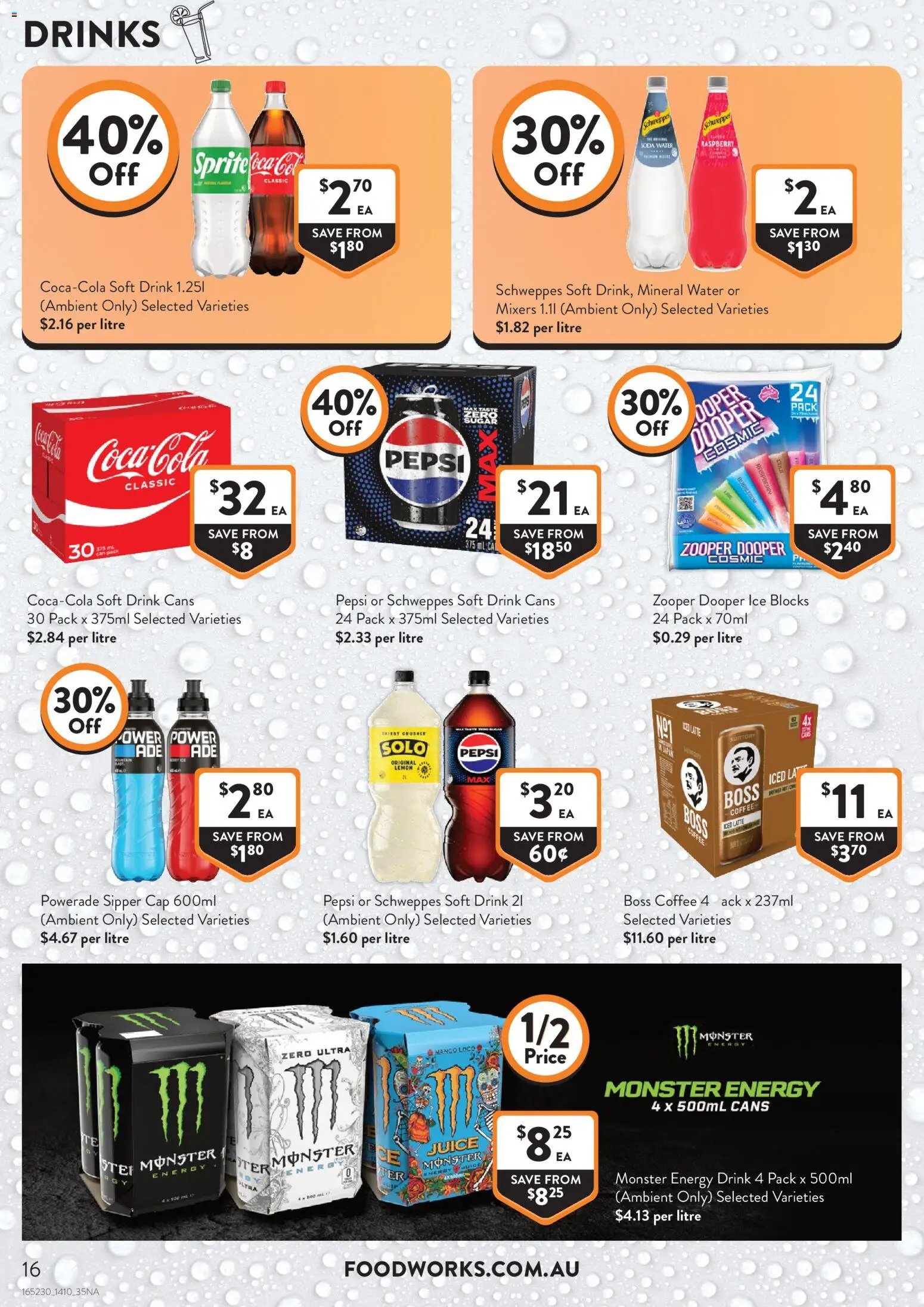 Foodworks catalogue