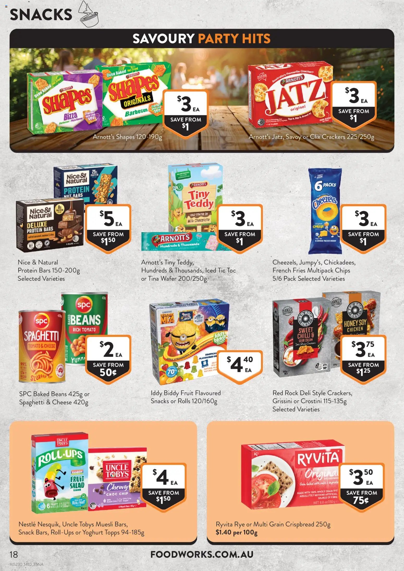 Foodworks catalogue