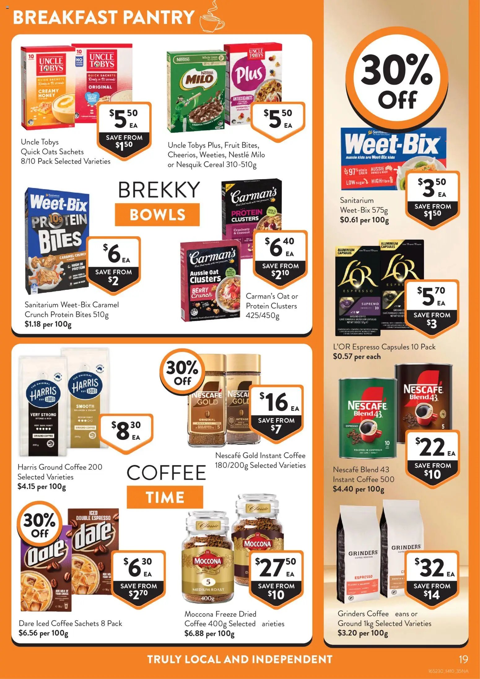 Foodworks catalogue