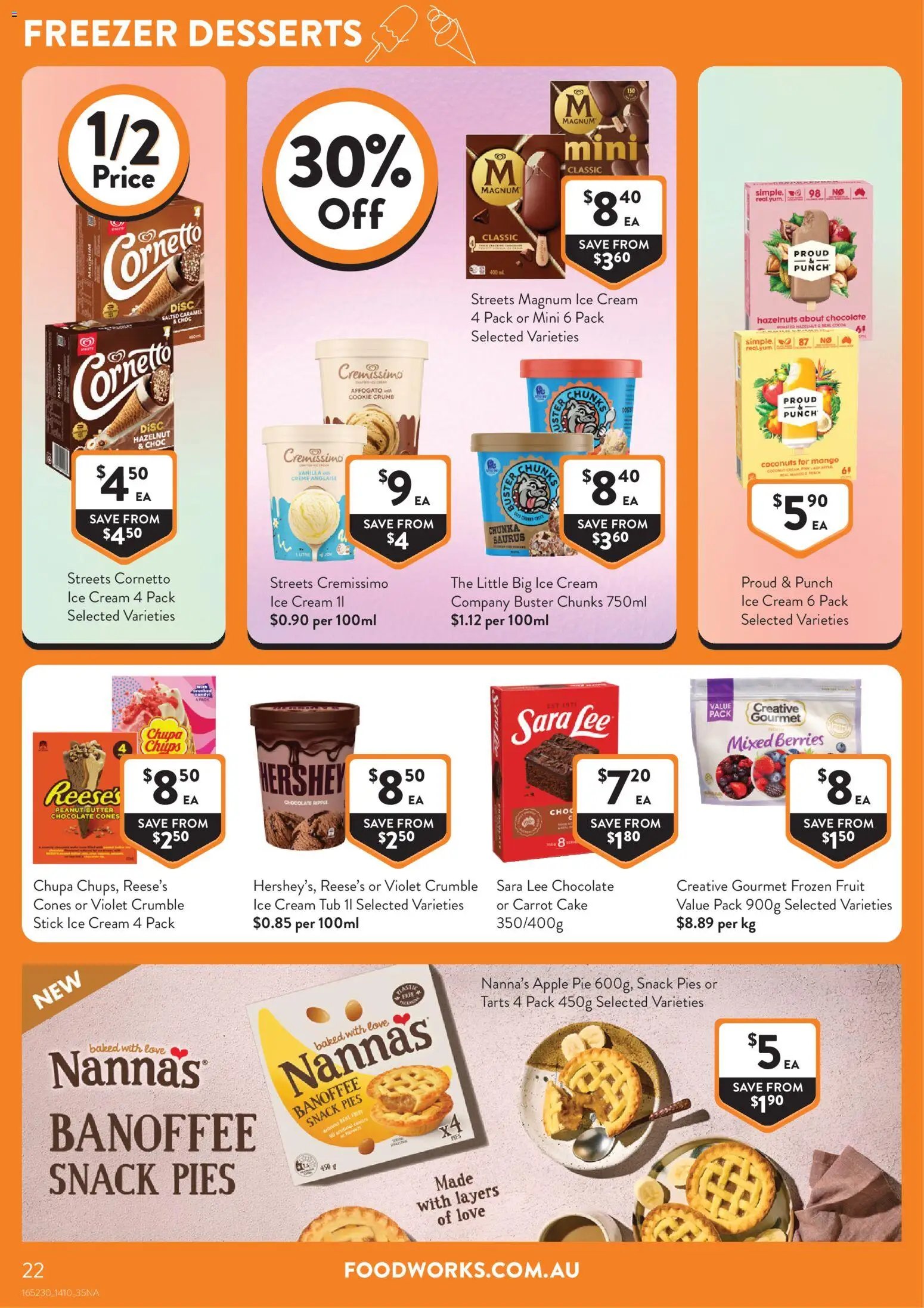 Foodworks catalogue