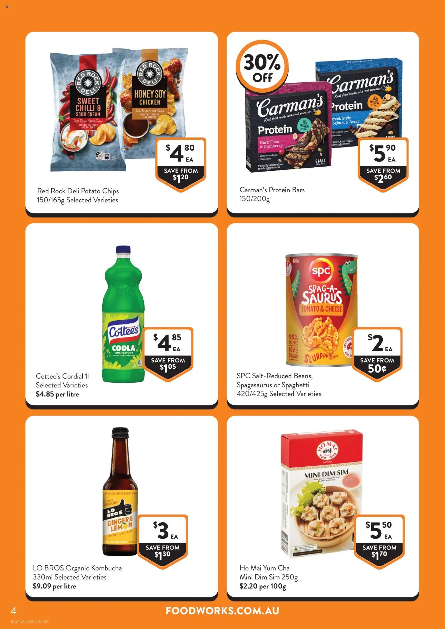 Foodworks catalogue